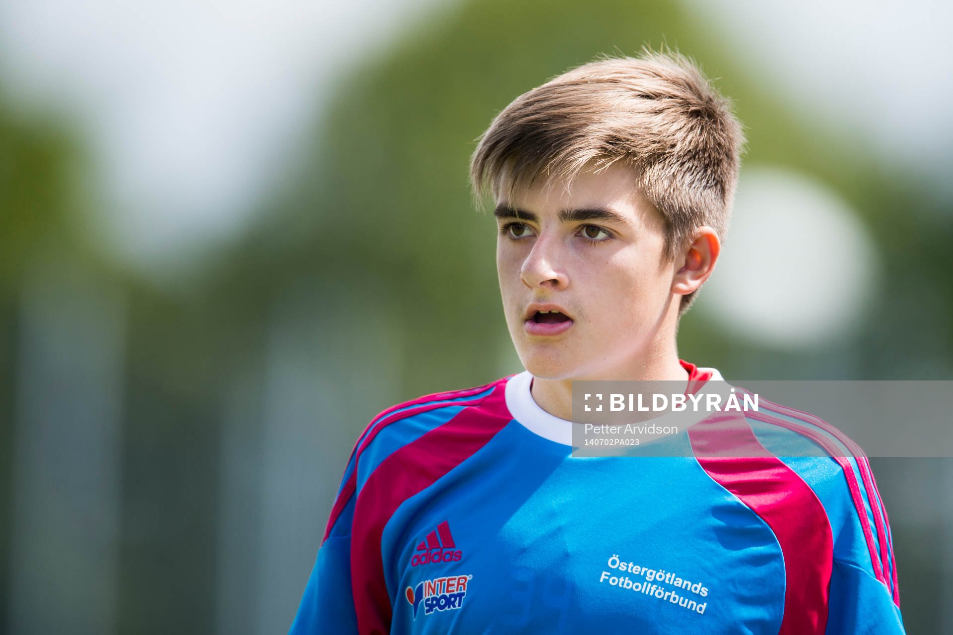 Östergötlands målvakt Jakob Wickström