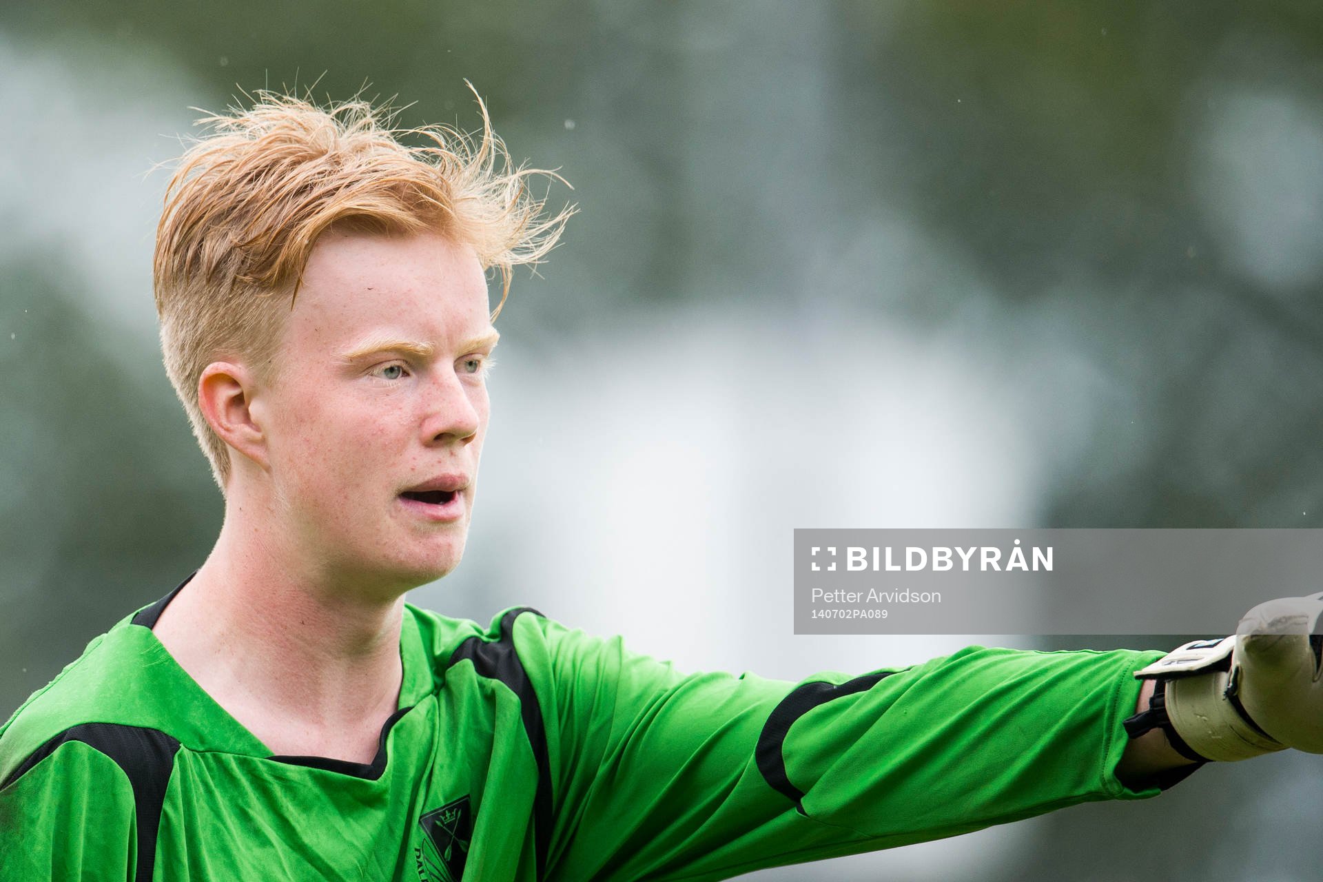 Dalarnas målvakt Emil Groth