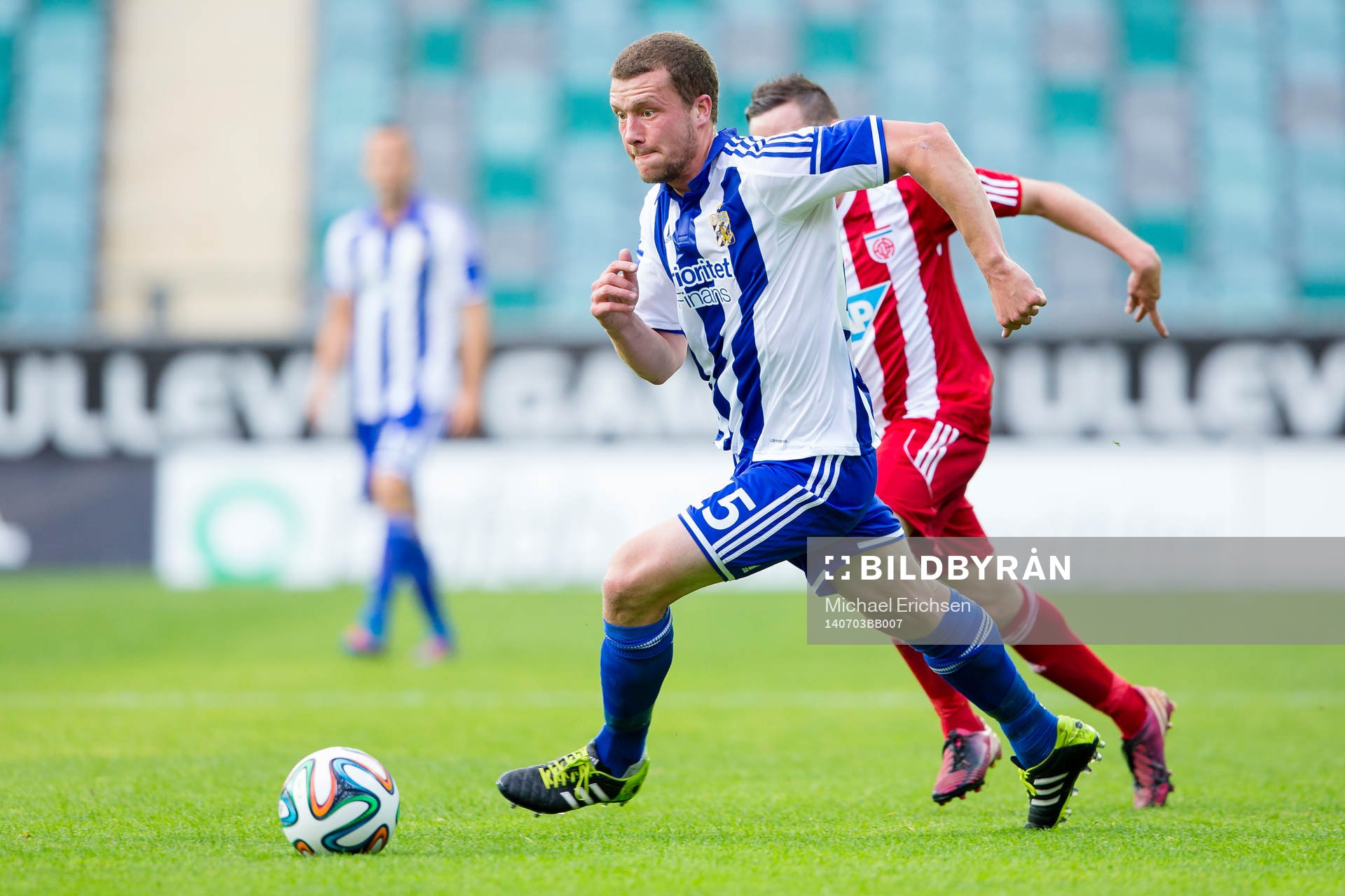 IFK Göteborgs Jakob Johansson under fotbollsmatchen i kvalet till Europa League mellan IFK Göteborg - FC Fola Esch den 3 Juli 2014 i Göteborg.