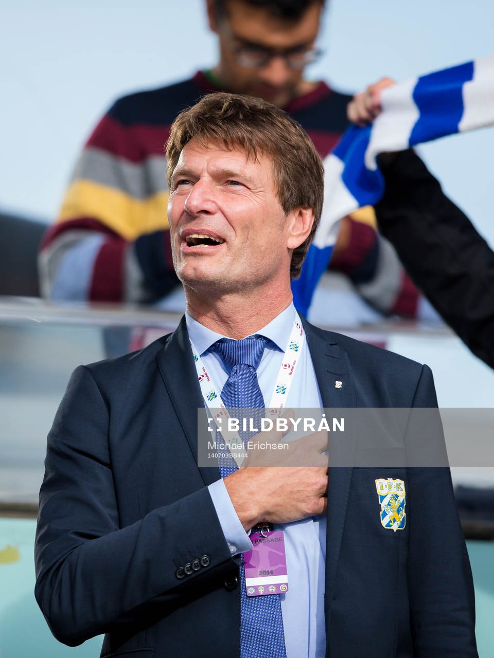 IFK Göteborgs klubbdirektör Martin Kurzwelly innan fotbollsmatchen i kvalet till Europa League mellan IFK Göteborg - FC Fola Esch den 3 Juli  2014 i Göteborg.