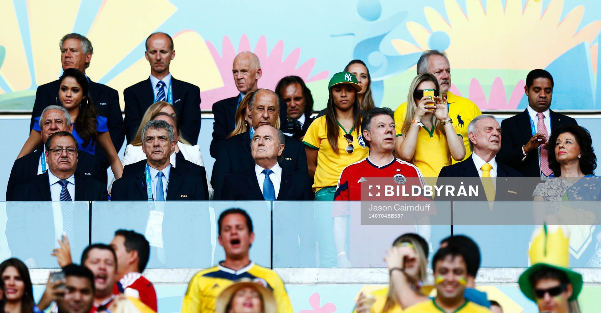  Football - Brazil v Colombia - FIFA World Cup Brazil 2014 - Quarter Final - Estadio Castelao, Fortaleza, Brazil - 4/7/14