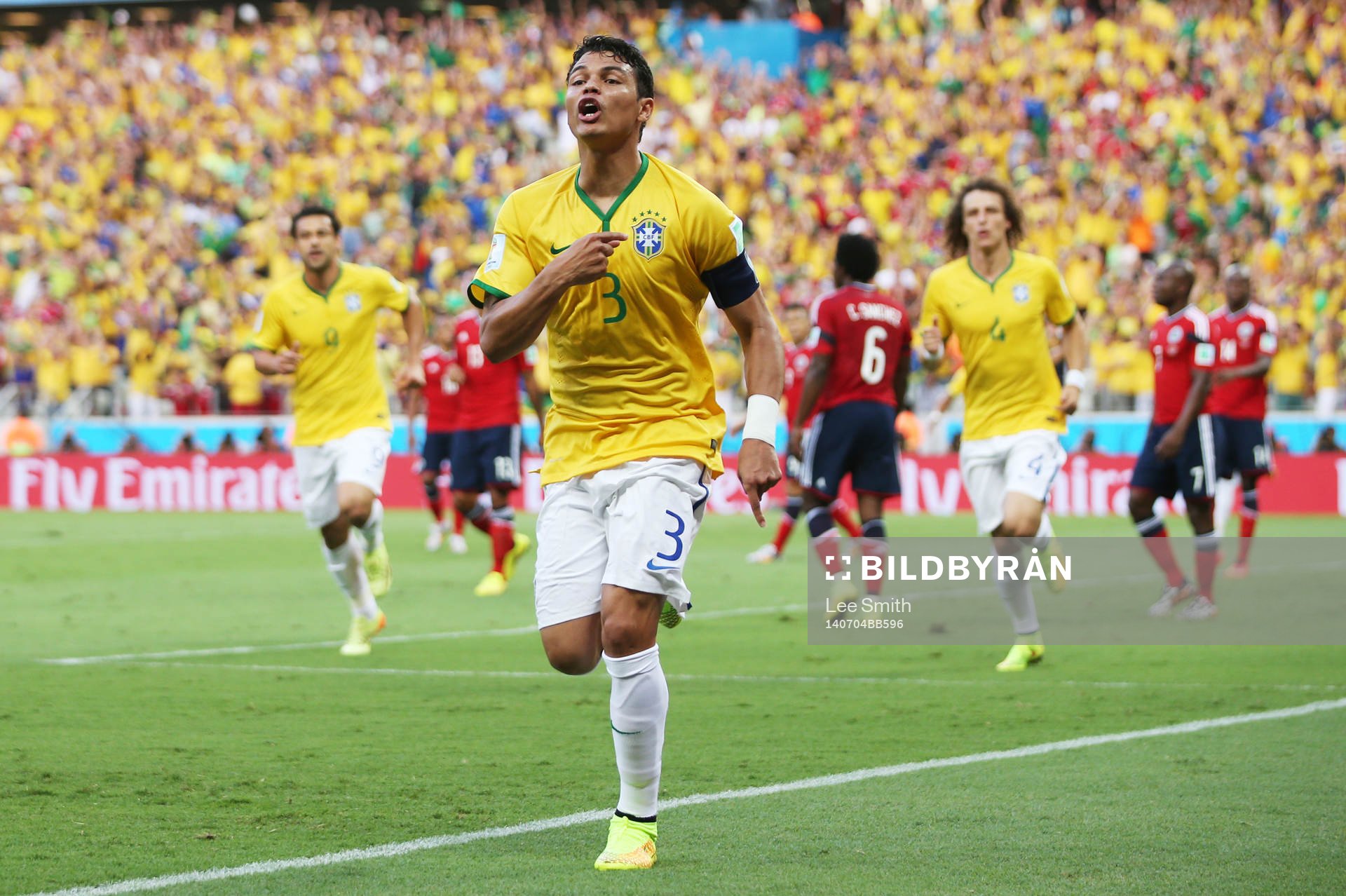  Football - Brazil v Colombia - FIFA World Cup Brazil 2014 - Quarter Final - Estadio Castelao, Fortaleza, Brazil - 4/7/14