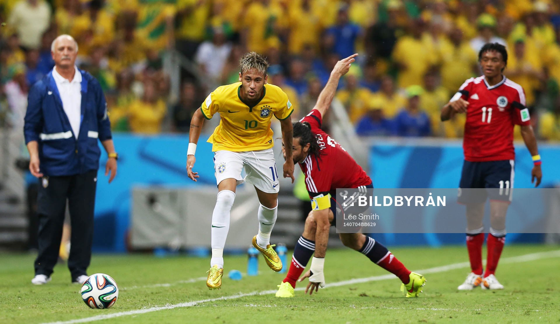  Football - Brazil v Colombia - FIFA World Cup Brazil 2014 - Quarter Final - Estadio Castelao, Fortaleza, Brazil - 4/7/14