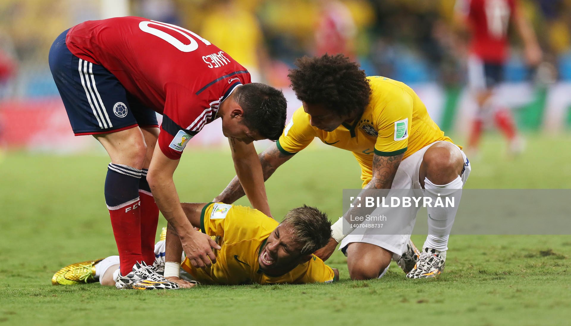 Football - Brazil v Colombia - FIFA World Cup Brazil 2014 - Quarter Final - Estadio Castelao, Fortaleza, Brazil - 4/7/14