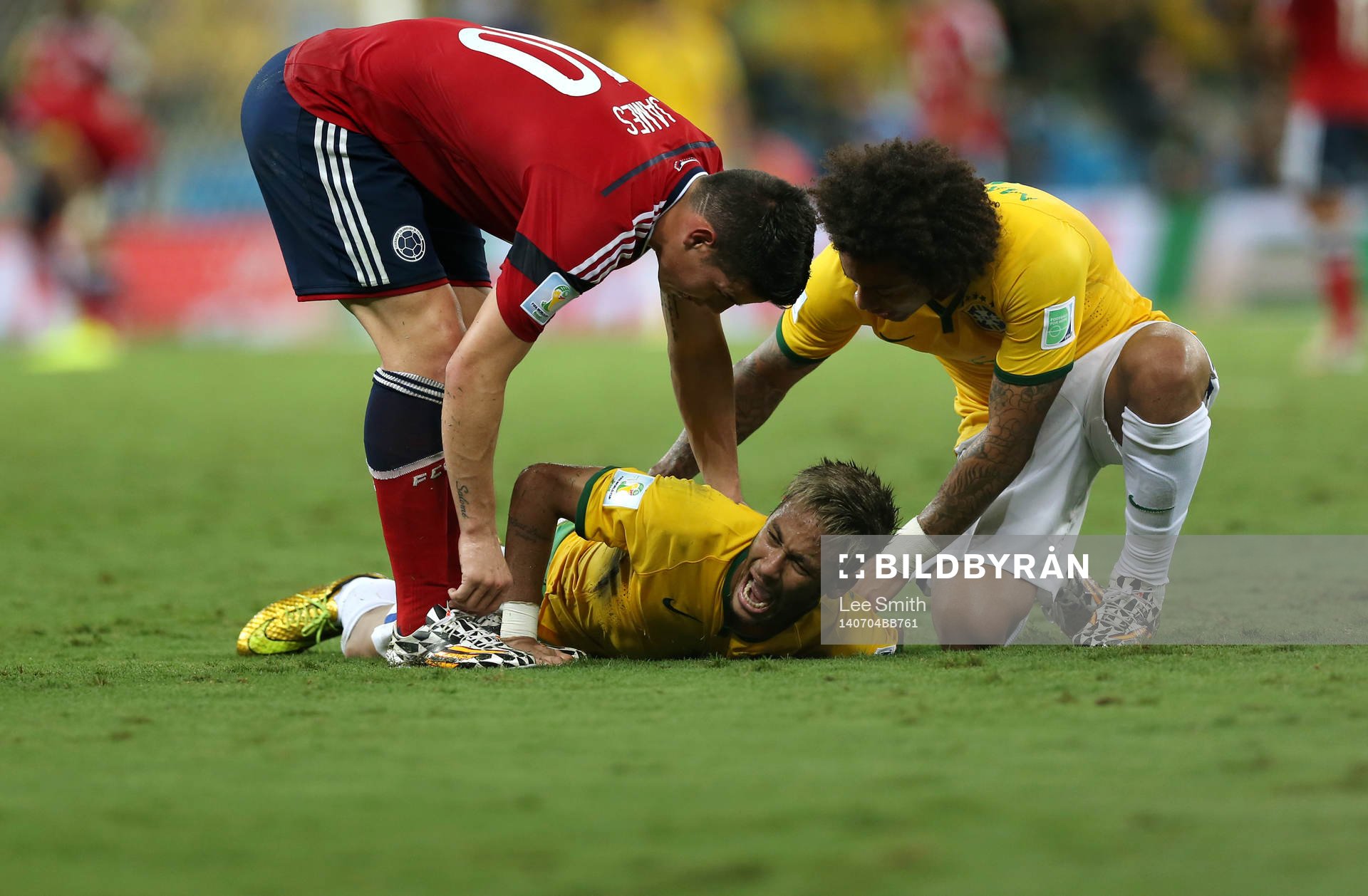  Football - Brazil v Colombia - FIFA World Cup Brazil 2014 - Quarter Final - Estadio Castelao, Fortaleza, Brazil - 4/7/14
