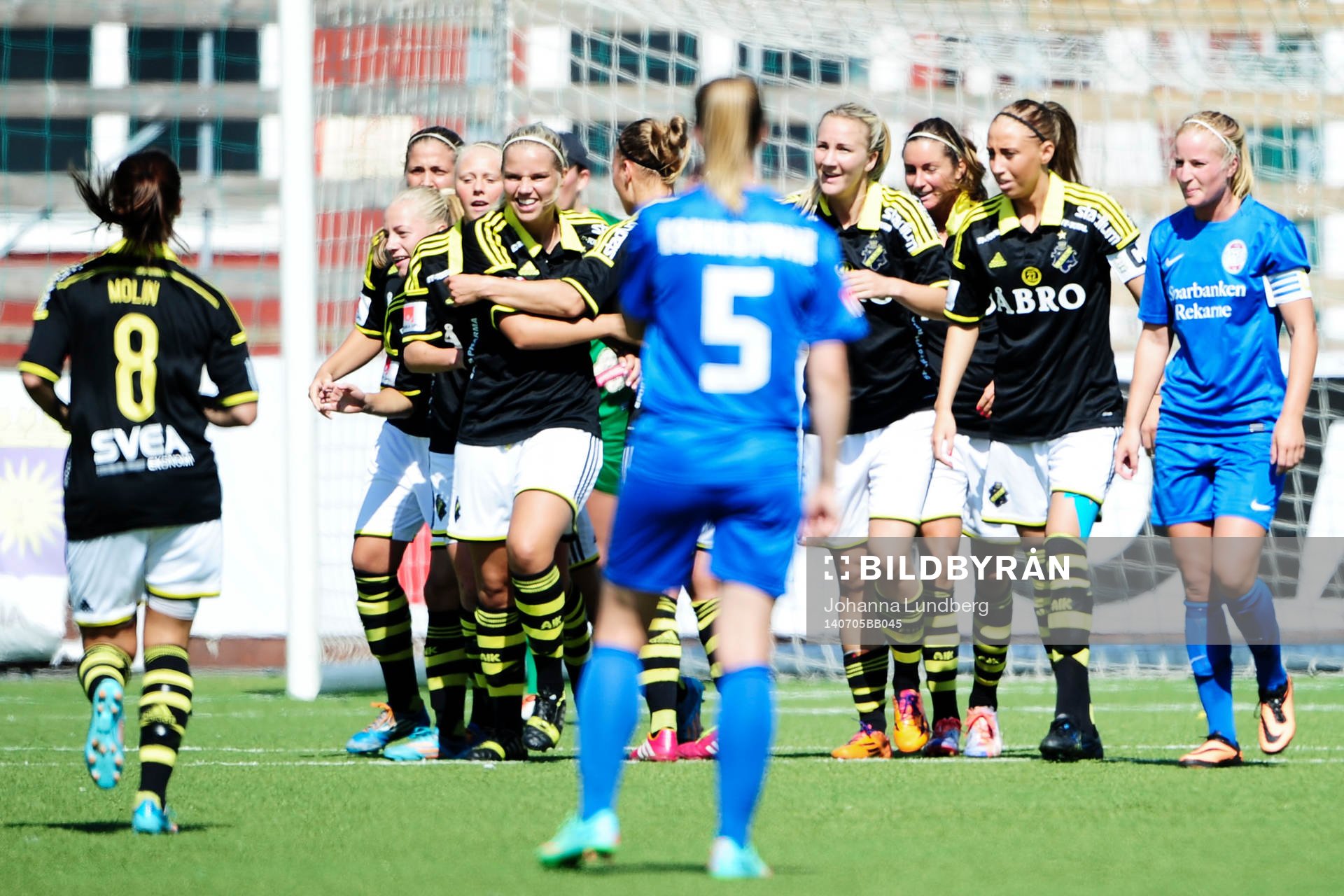 AIKs Sara Storck jublar