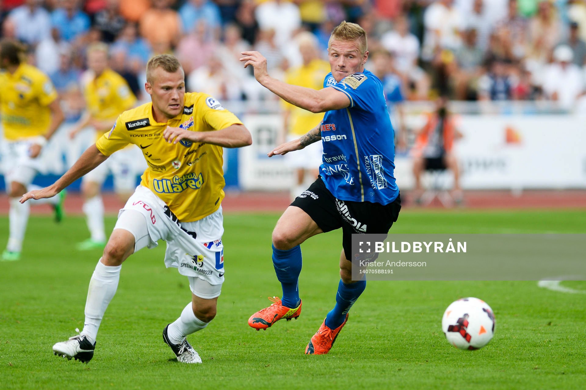 Falkenbergs Rasmus Sjöstedt och Halmstads Gudjón