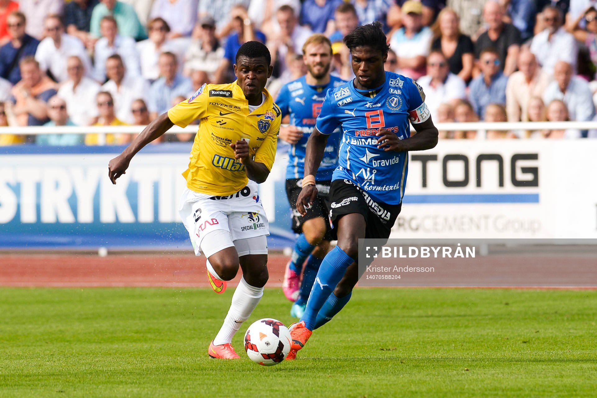 Halmstads Joseph Baffo och Falkenbergs Godsway Donyoh