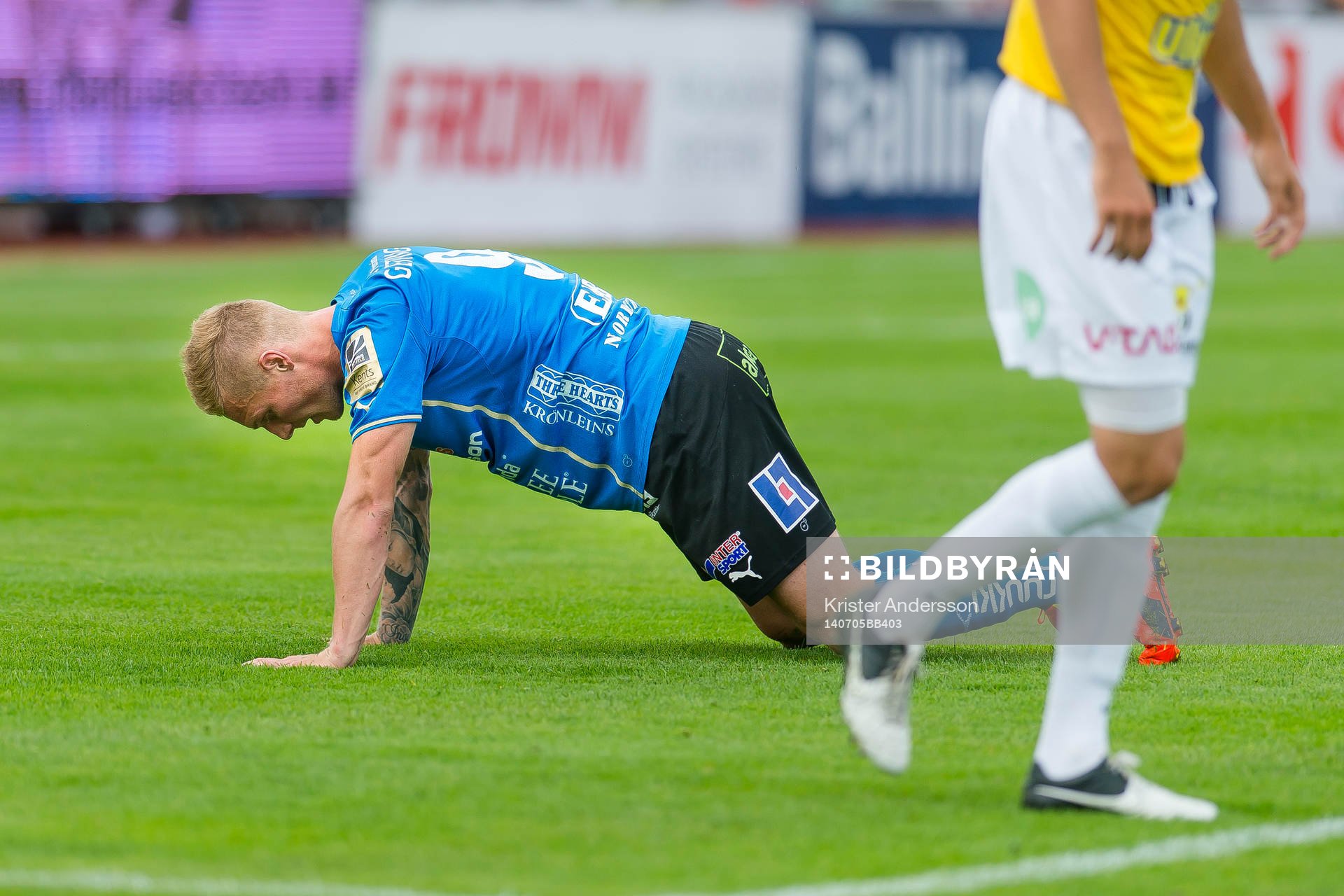 Halmstads Gudjón Baldvinsson deppar