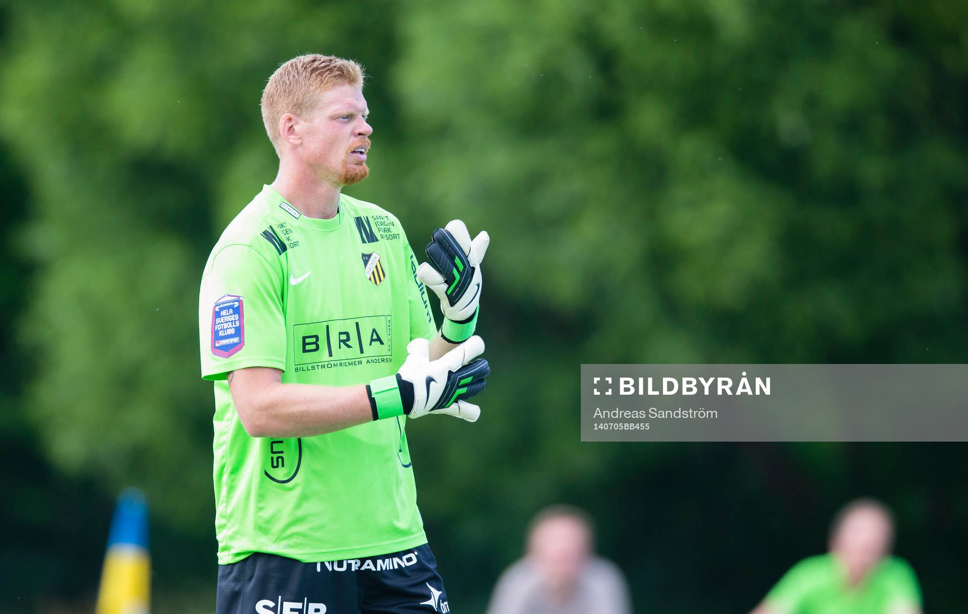 Häckens målvakt Christoffer Källqvist