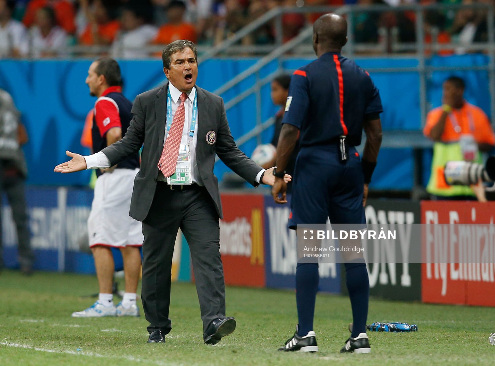  Football - Netherlands v Costa Rica - FIFA World Cup Brazil 2014 - Quarter Final - Arena Fonte Nova, Salvador, Brazil - 5/7/14