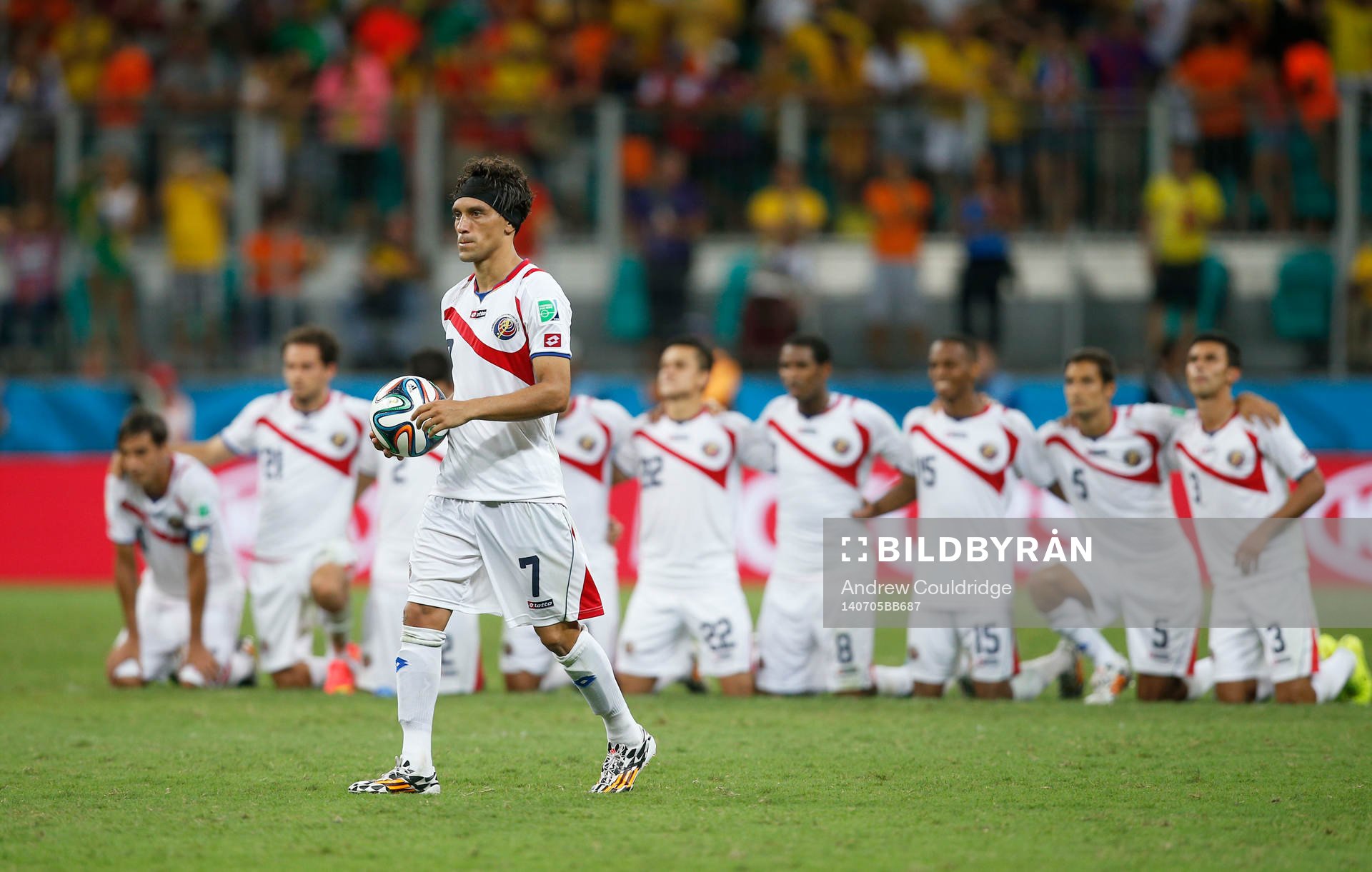  Football - Netherlands v Costa Rica - FIFA World Cup Brazil 2014 - Quarter Final - Arena Fonte Nova, Salvador, Brazil - 5/7/14