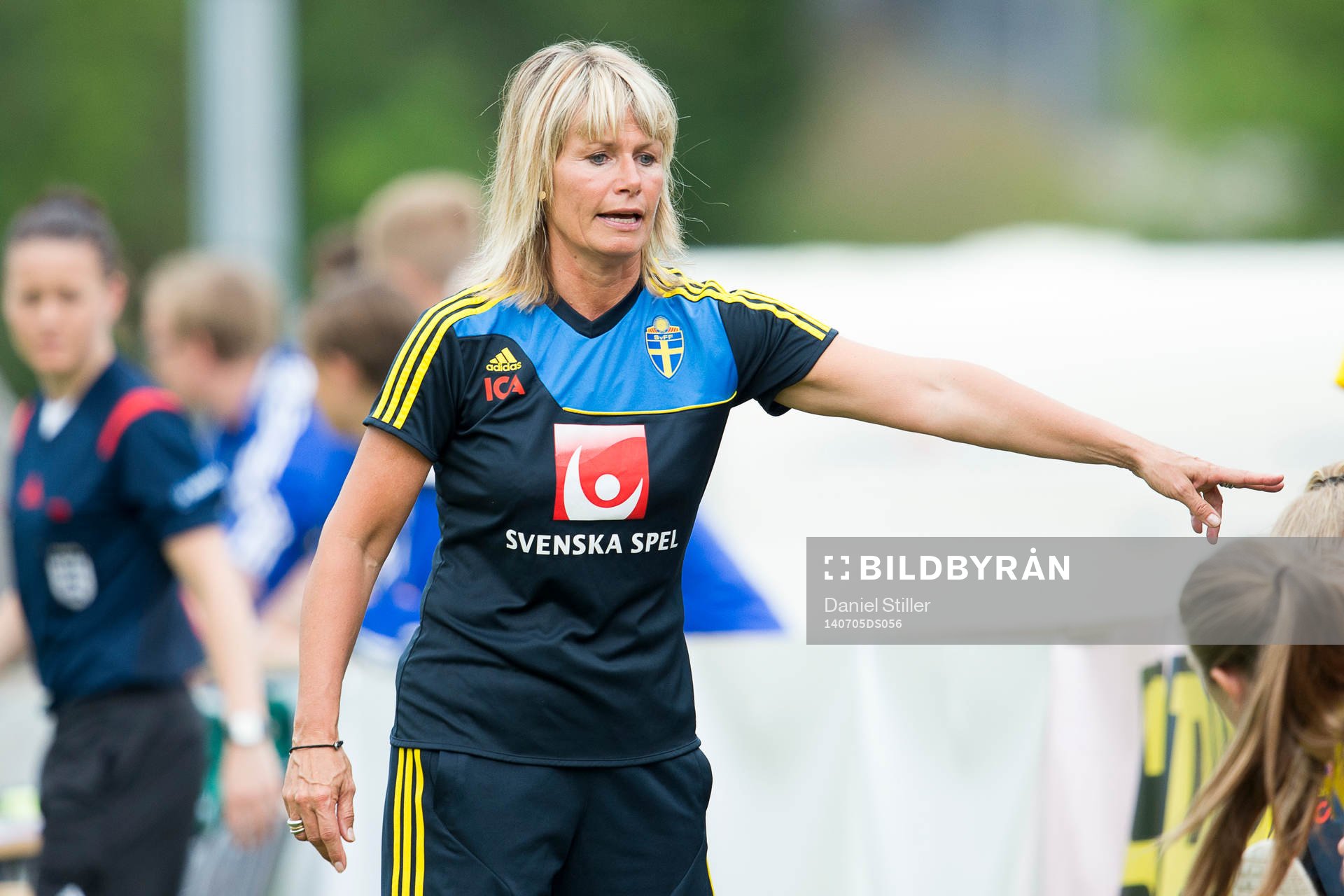 Sveriges förbundskapten Yvonne Ekroth