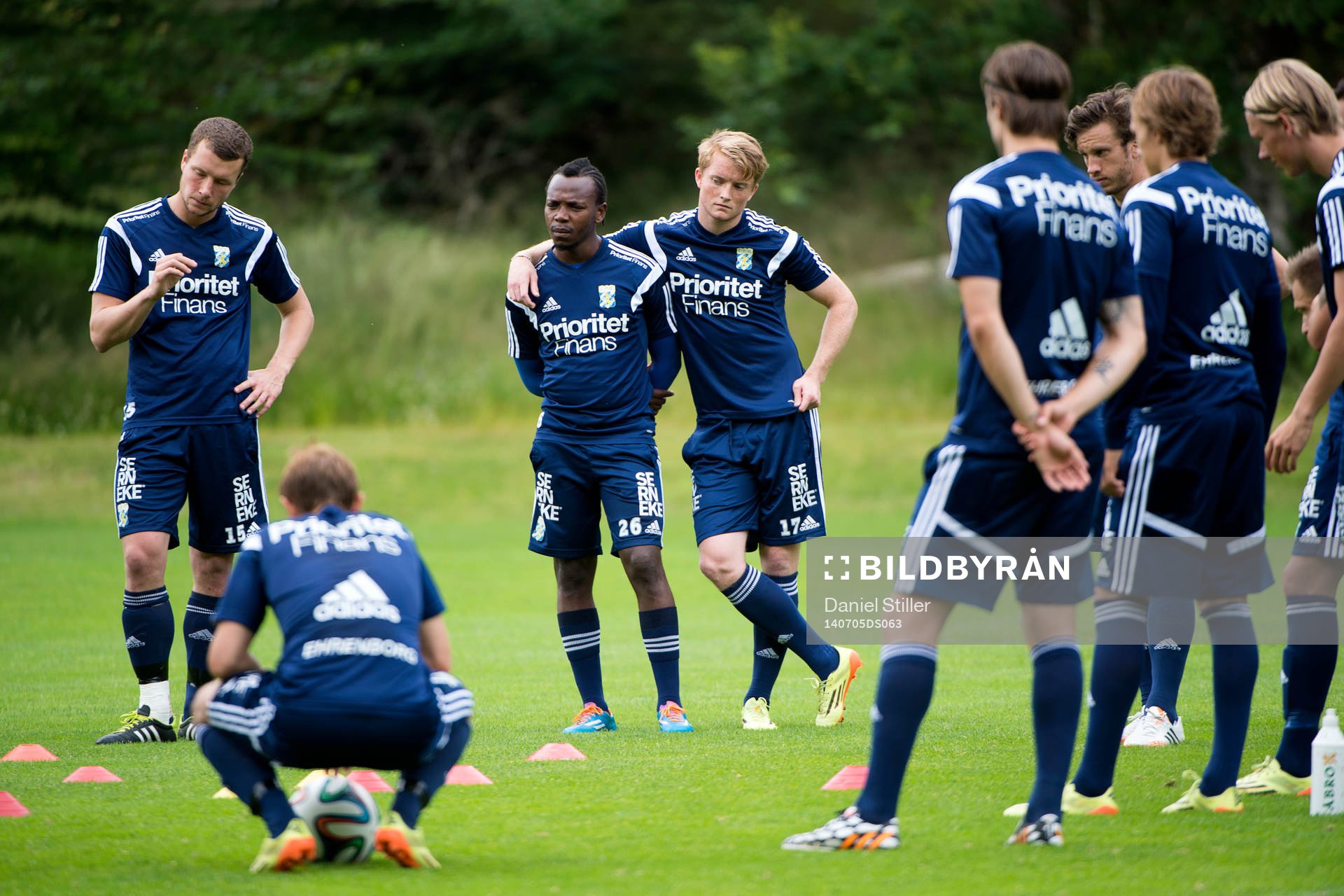 May Mahlangu och Sam Larsson