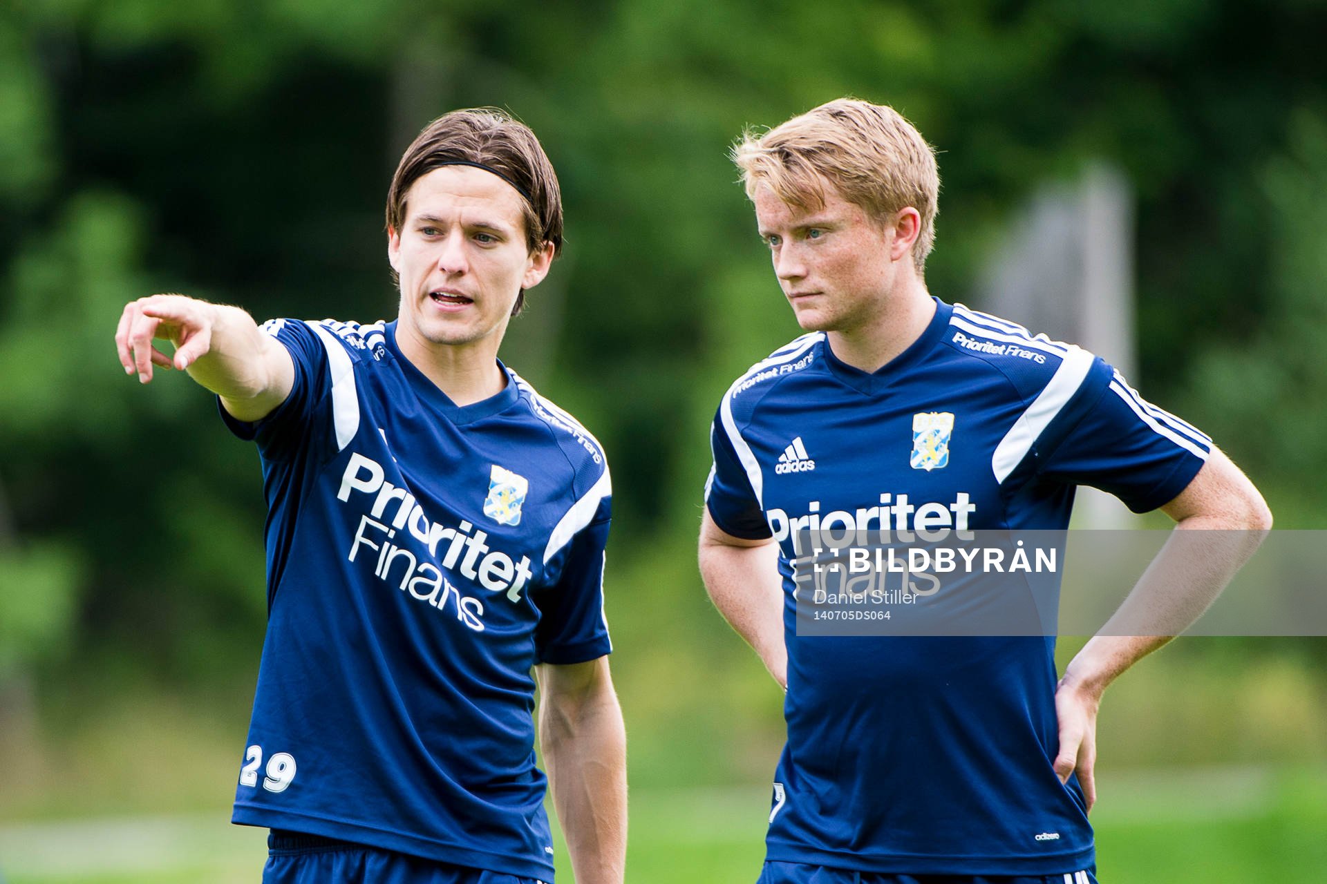 Lasse Vibe och Sam Larsson