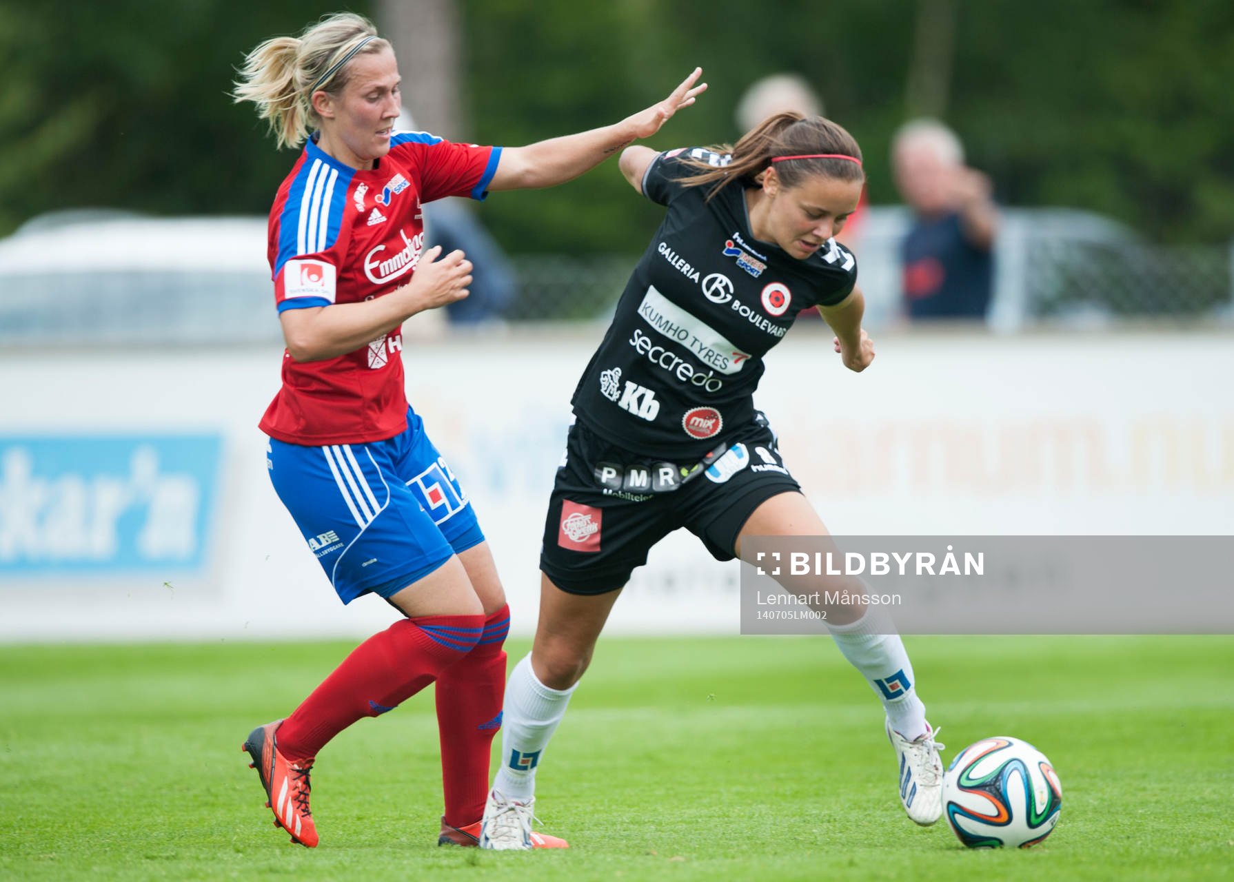 Kristianstads Alice Nilsson i matchen i damallsvenskan
