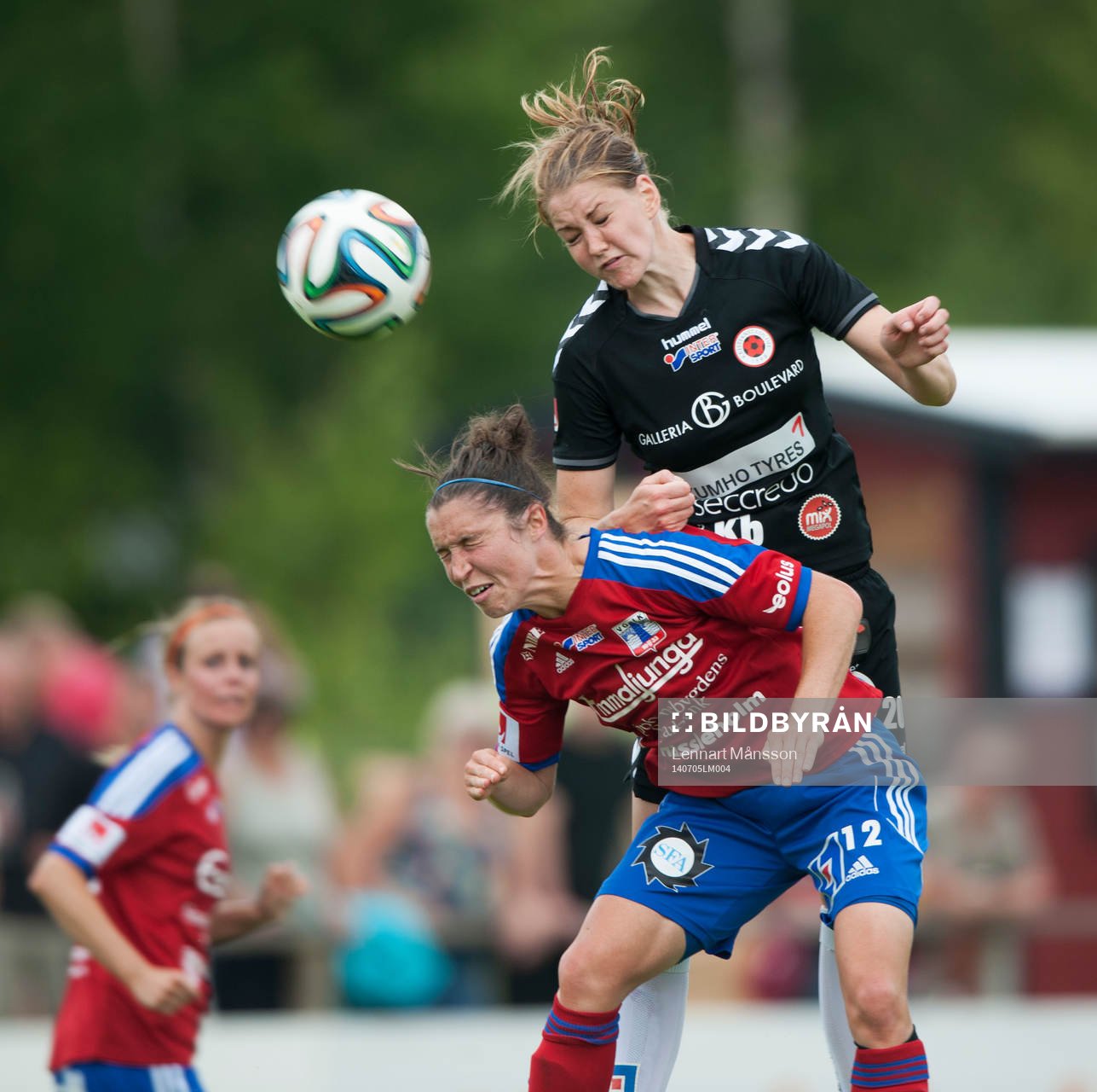 Vittsjös Jane Ross och Kristianstads Mia Carlsson i