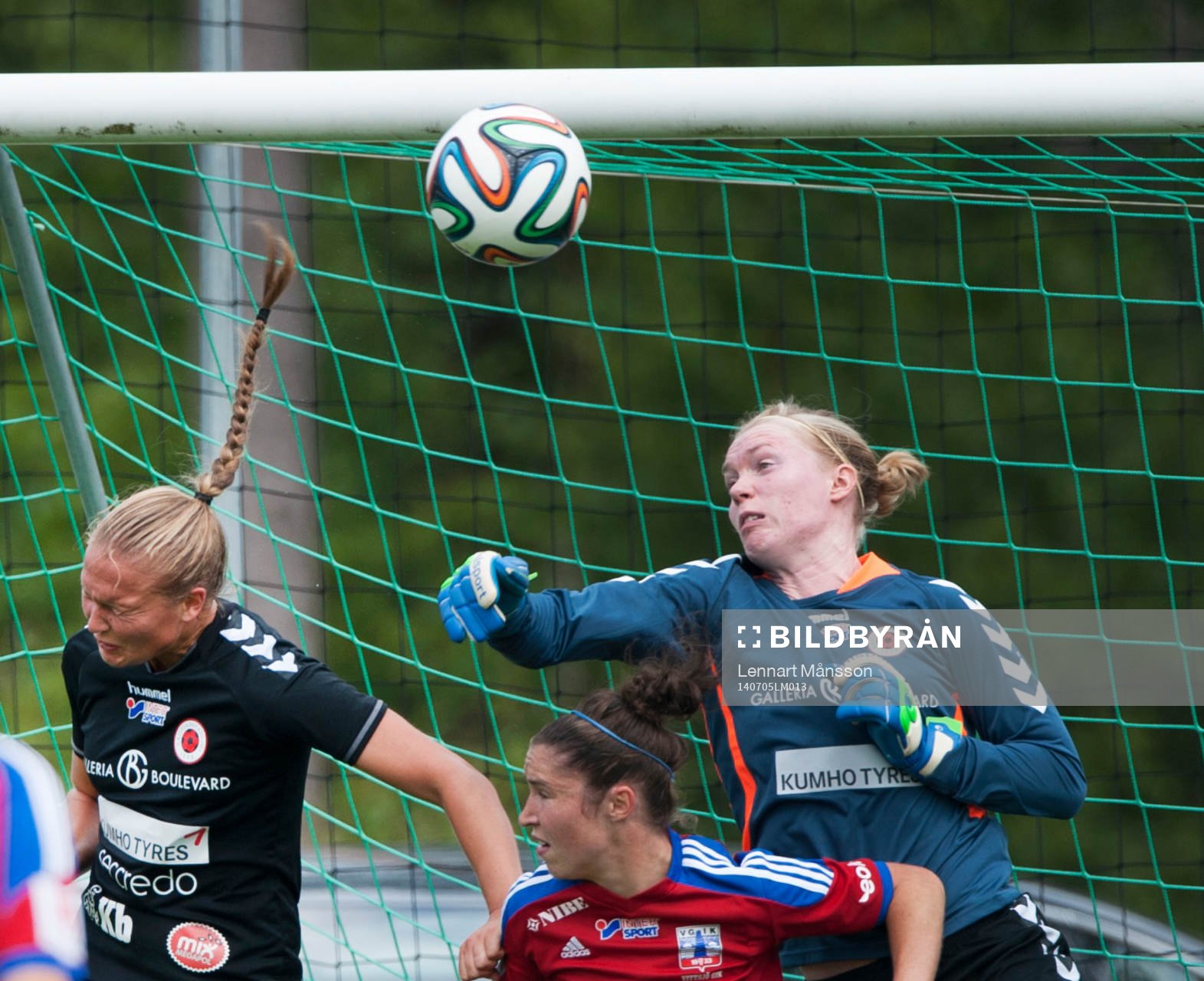 Kristianstads målvakt Hedvig Lindahl i matchen i