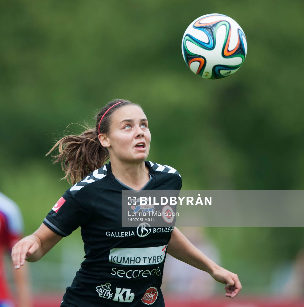 Kristianstads Alice Nilsson i matchen i damallsvenskan