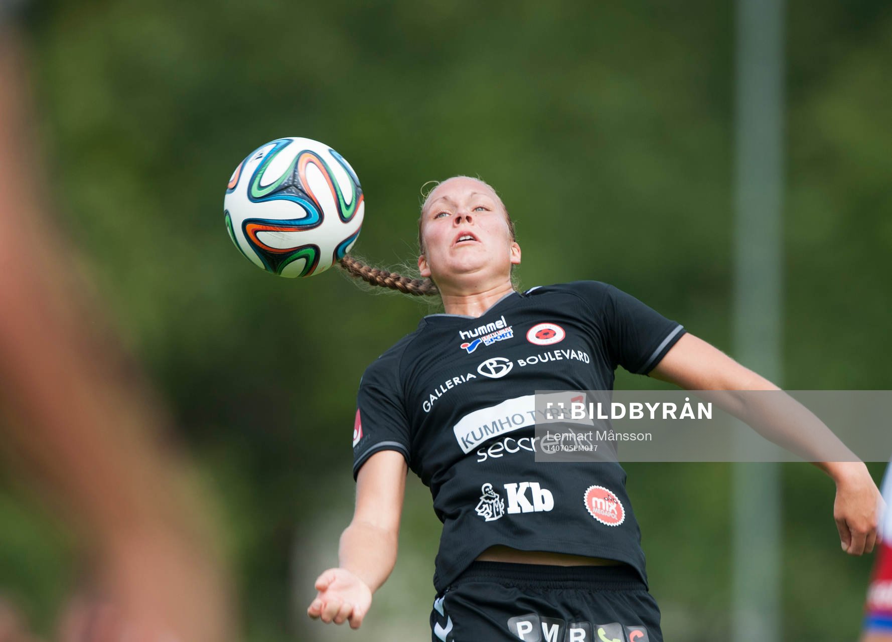 Kristianstads Therese Andersson i matchen i damallsvenskan