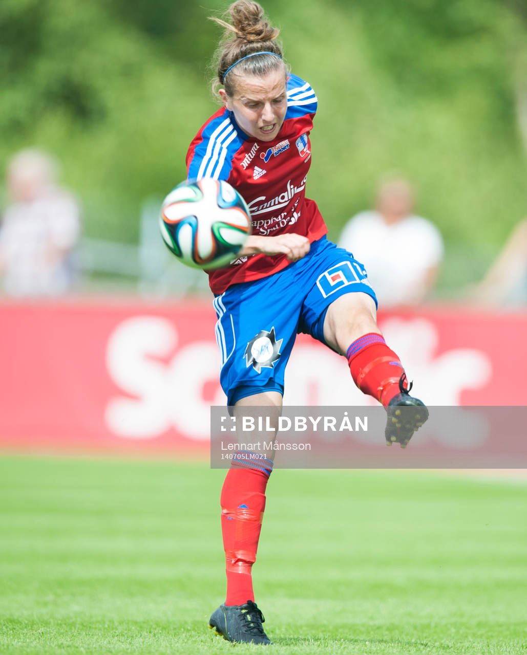 Vittsjös Hayley Lauder i matchen i damallsvenskan mellan