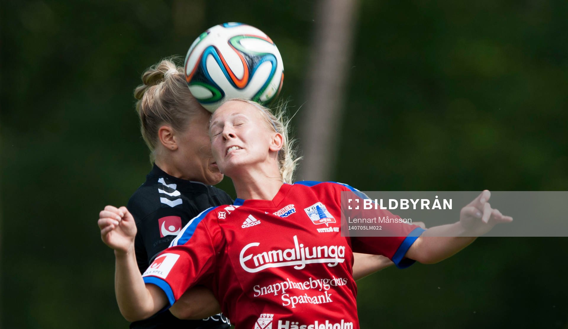 Nickduell i matchen i damallsvenskan mellan Vittsjö och