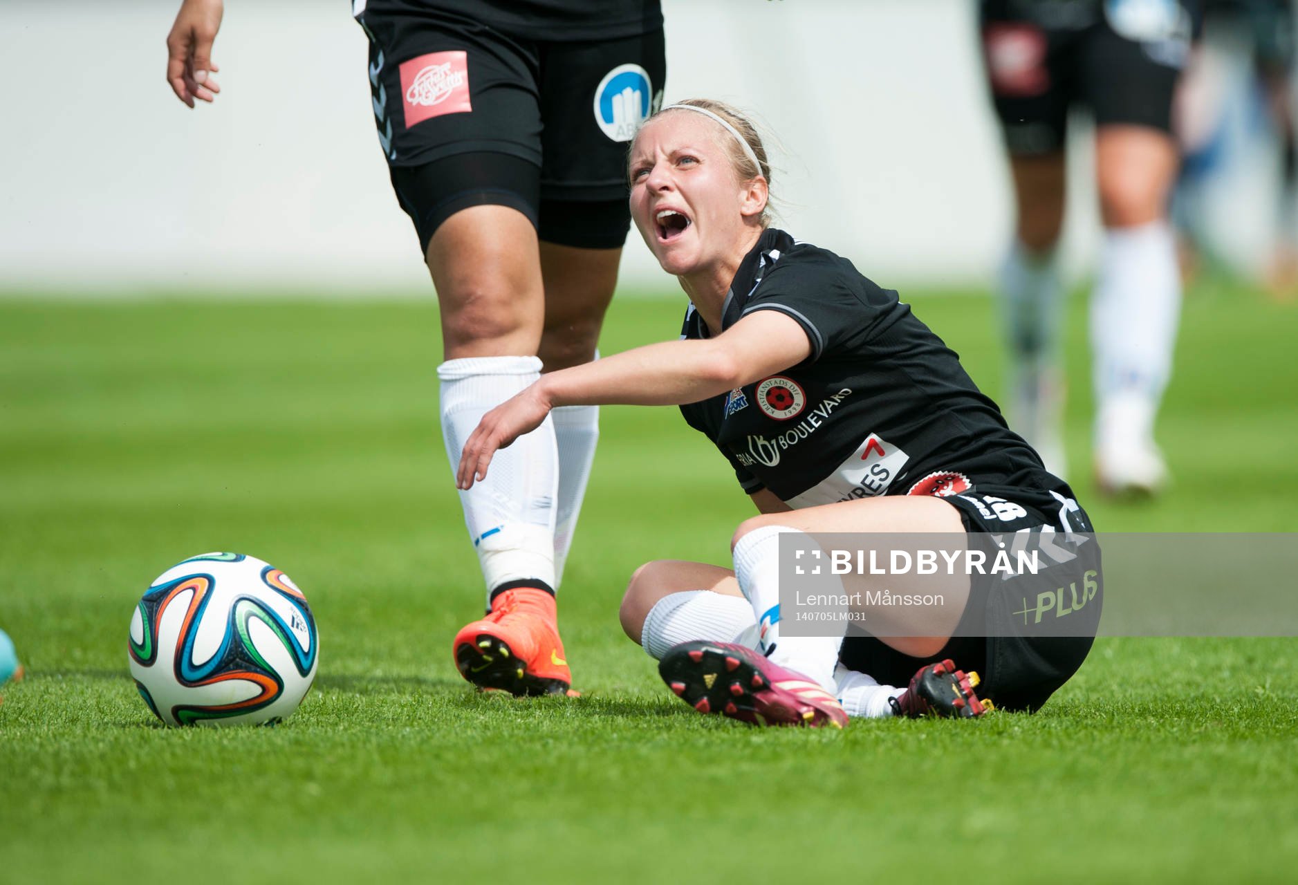 Kristianstads Gudny Björk Odinsdottir i matchen i