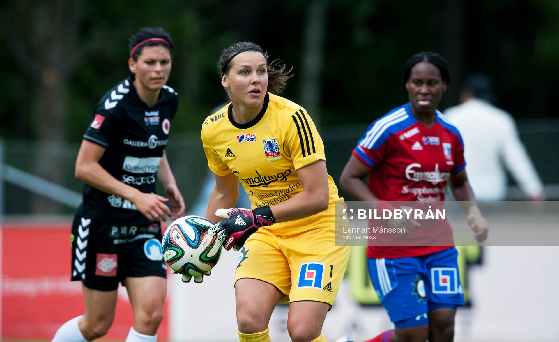 Vittsjös målvakt Minna Meriluoto i matchen i