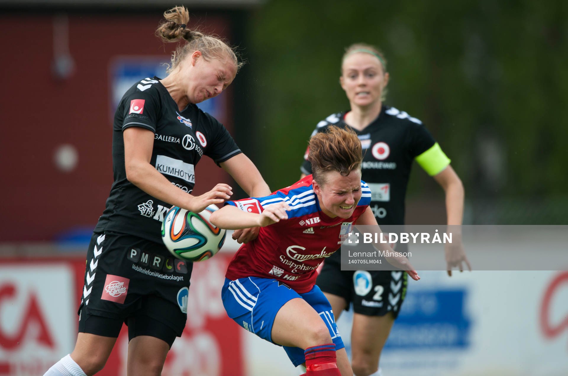Vittsjös Elin Nilsen i matchen i damallsvenskan mellan