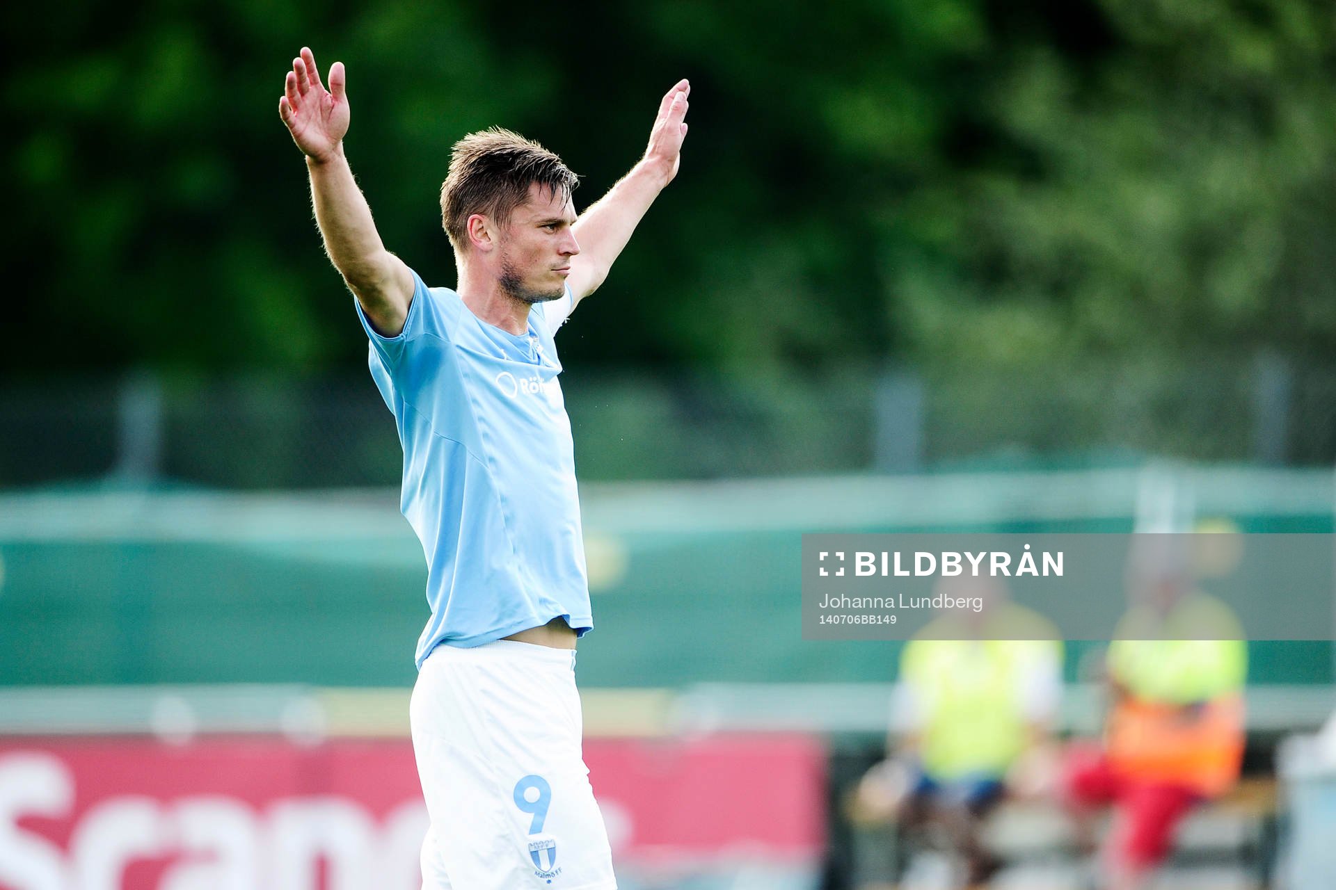 Malmö FFs Markus Rosenberg jublar