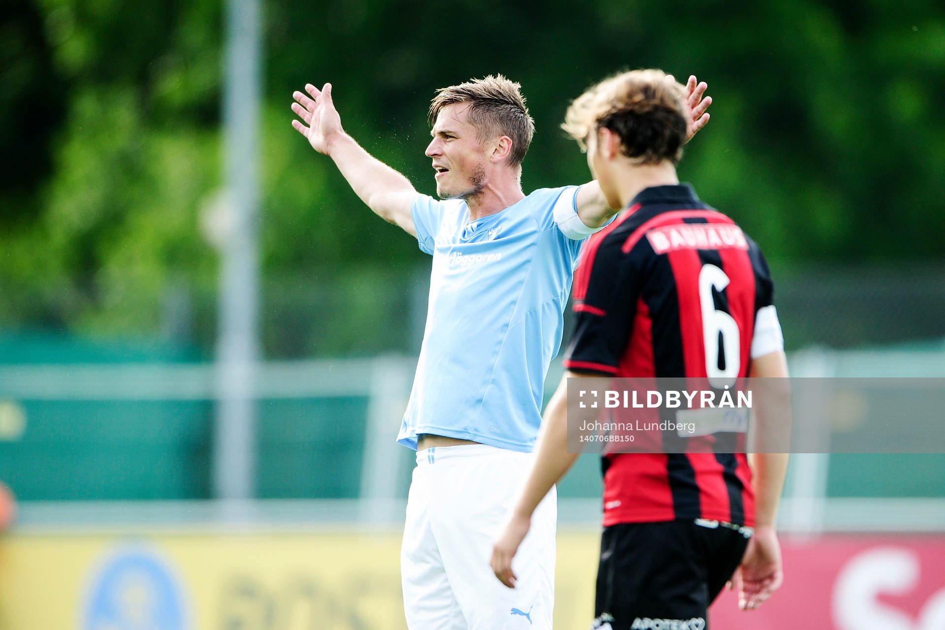 Malmö FFs Markus Rosenberg jublar