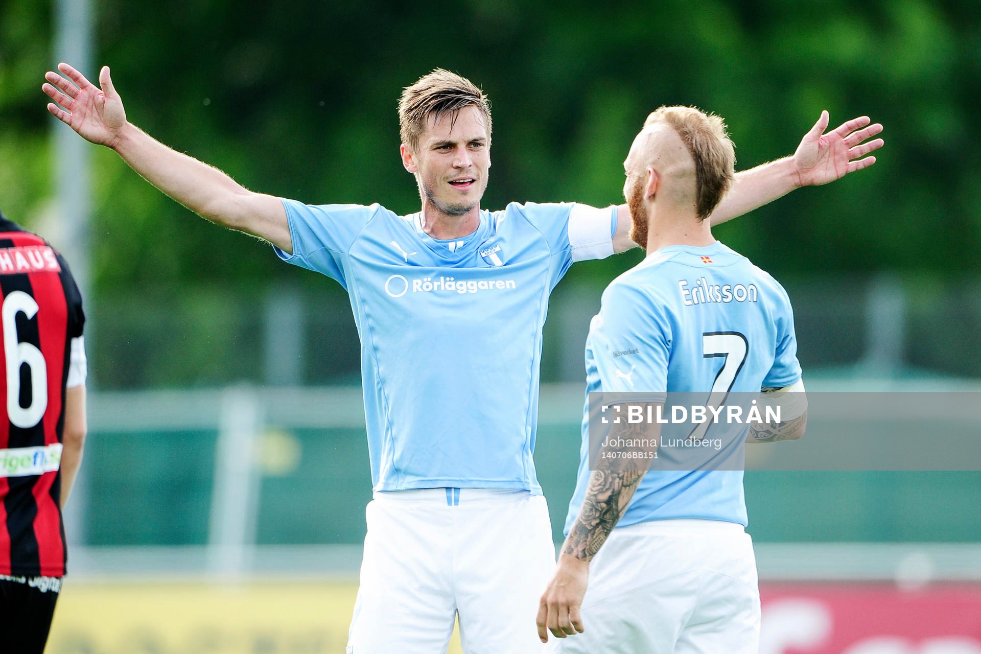 Malmö FFs Markus Rosenberg jublar