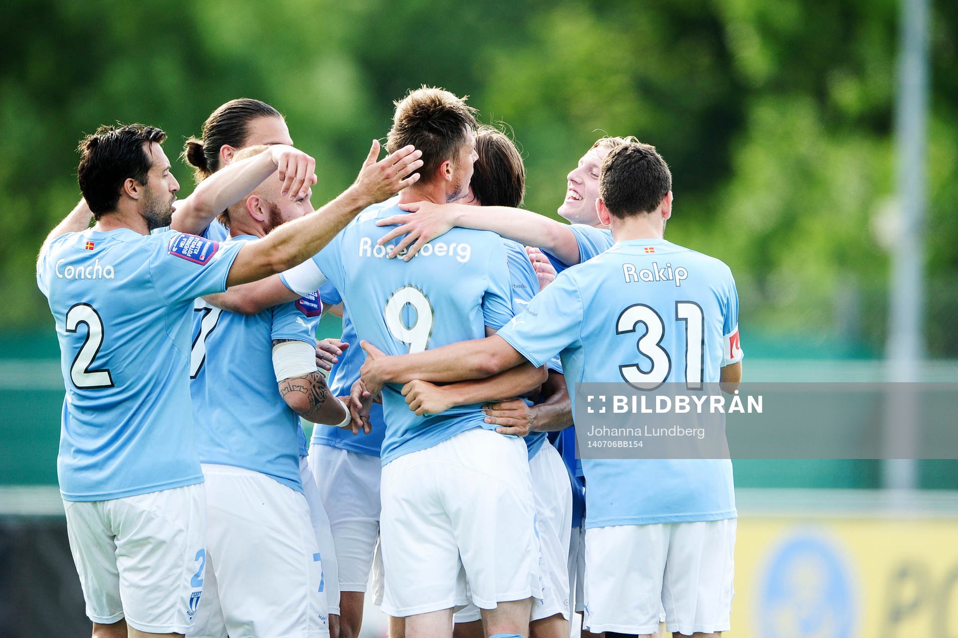 Malmö FFs Markus Rosenberg jublar