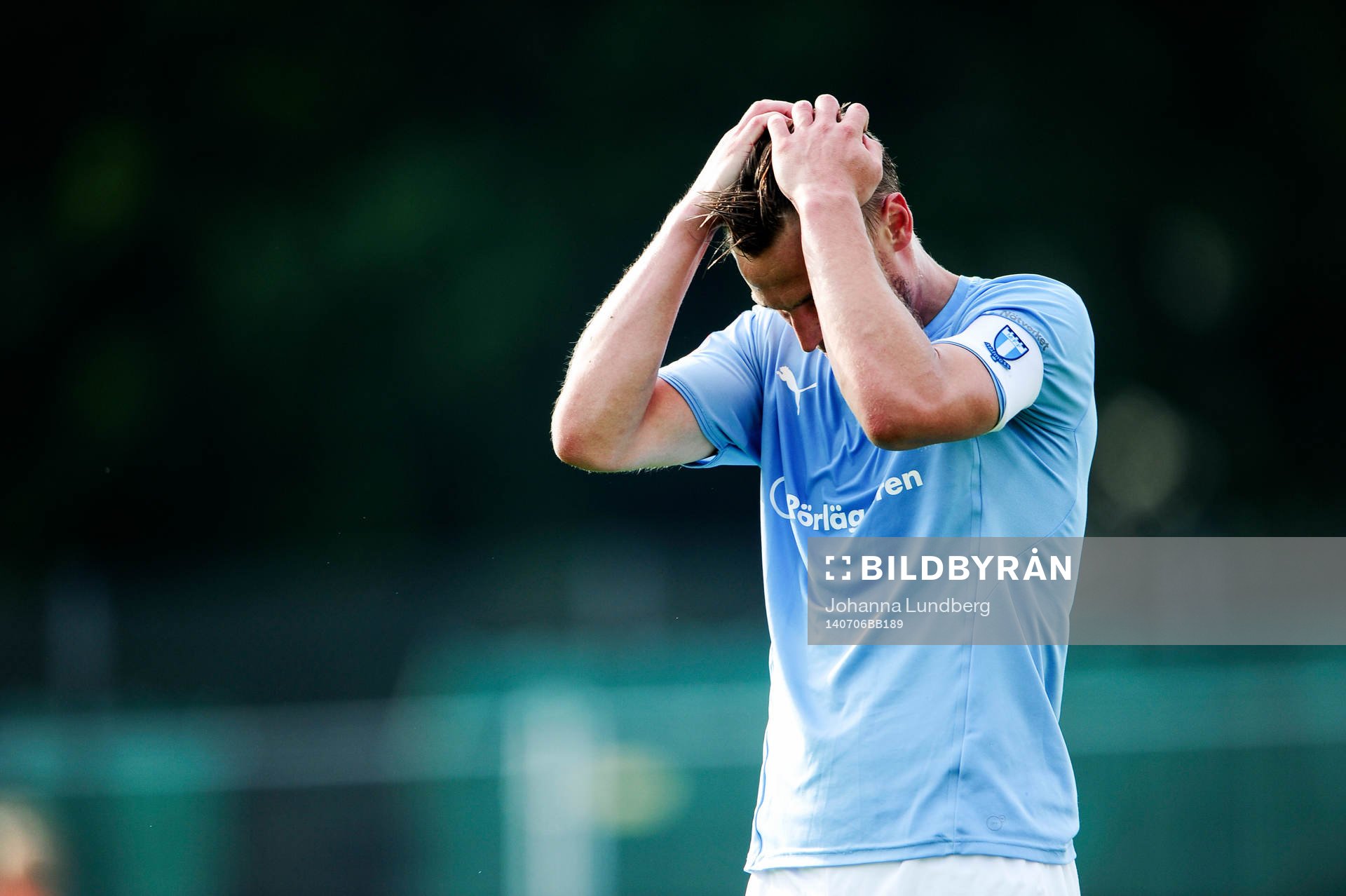 Malmö FFs Markus Rosenberg deppar