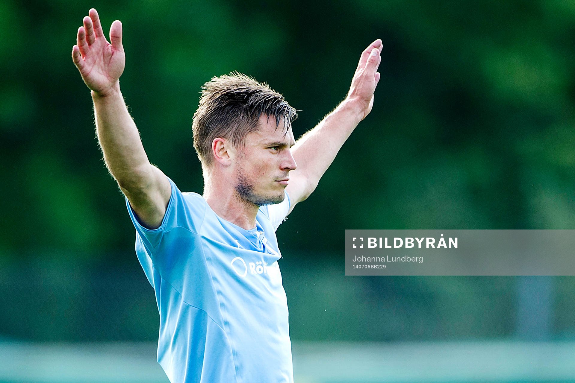 Malmö FFs Markus Rosenberg jublar