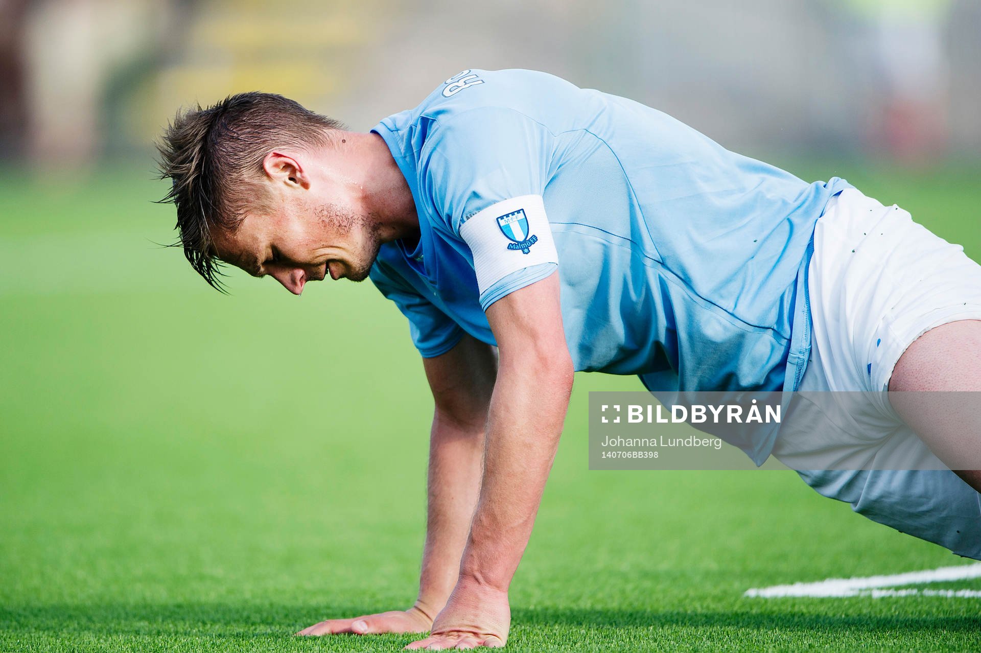 Malmö FFs Markus Rosenberg deppar