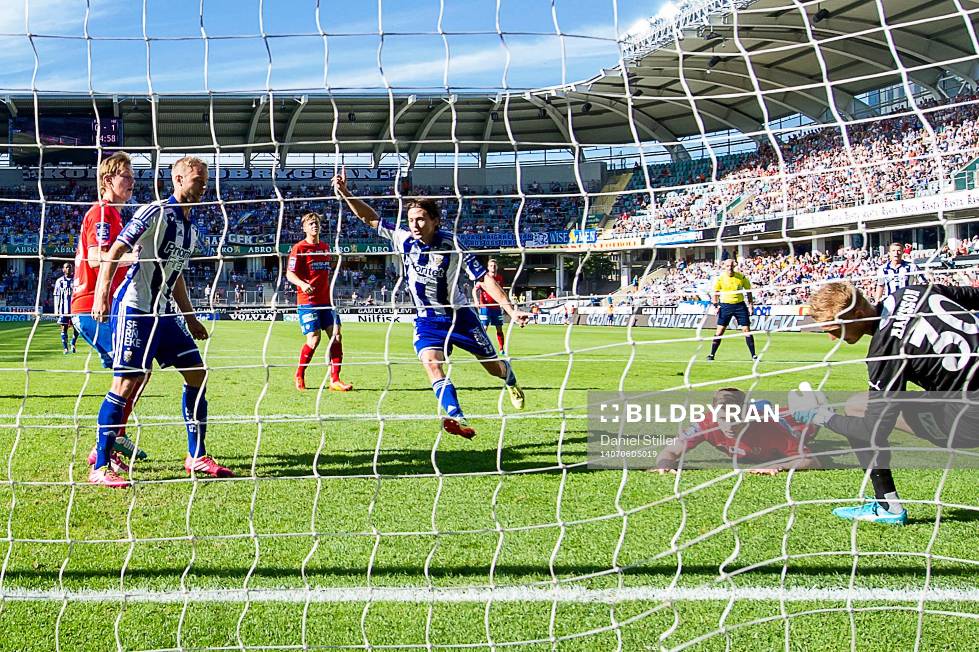 under fotbollsmatchen i Allsvenskan mellan IFK Göteborg
