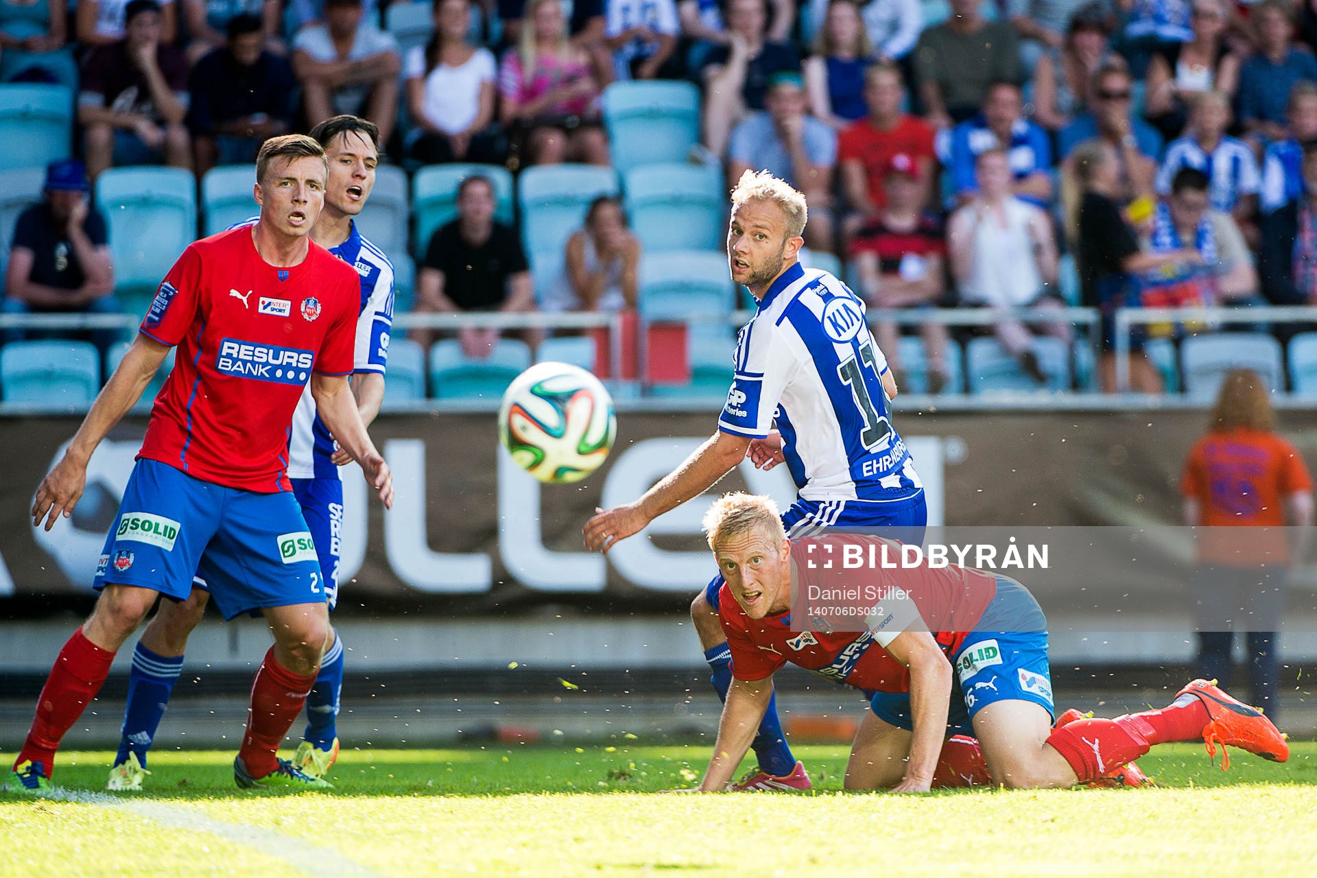 Helsingborgs Carl Johansson och Peter Larsson  och IFK