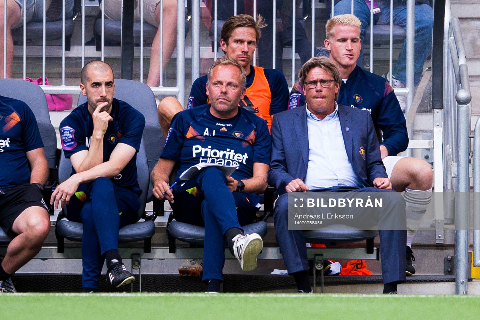 Djurgårdens assisterande tränare Anders Johansson och