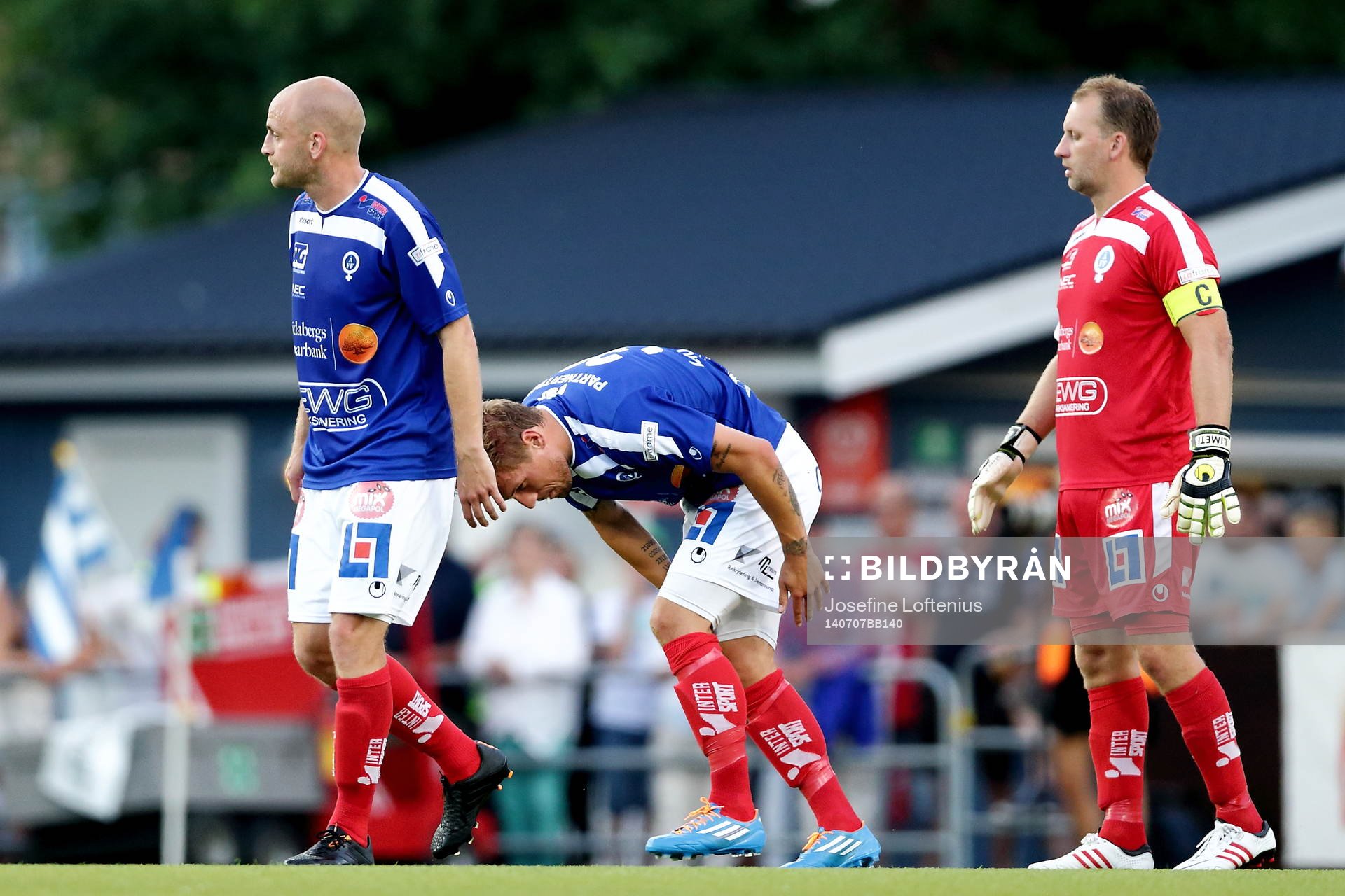 Åtvidabergs Daniel Sjölund, Martin Christensen och