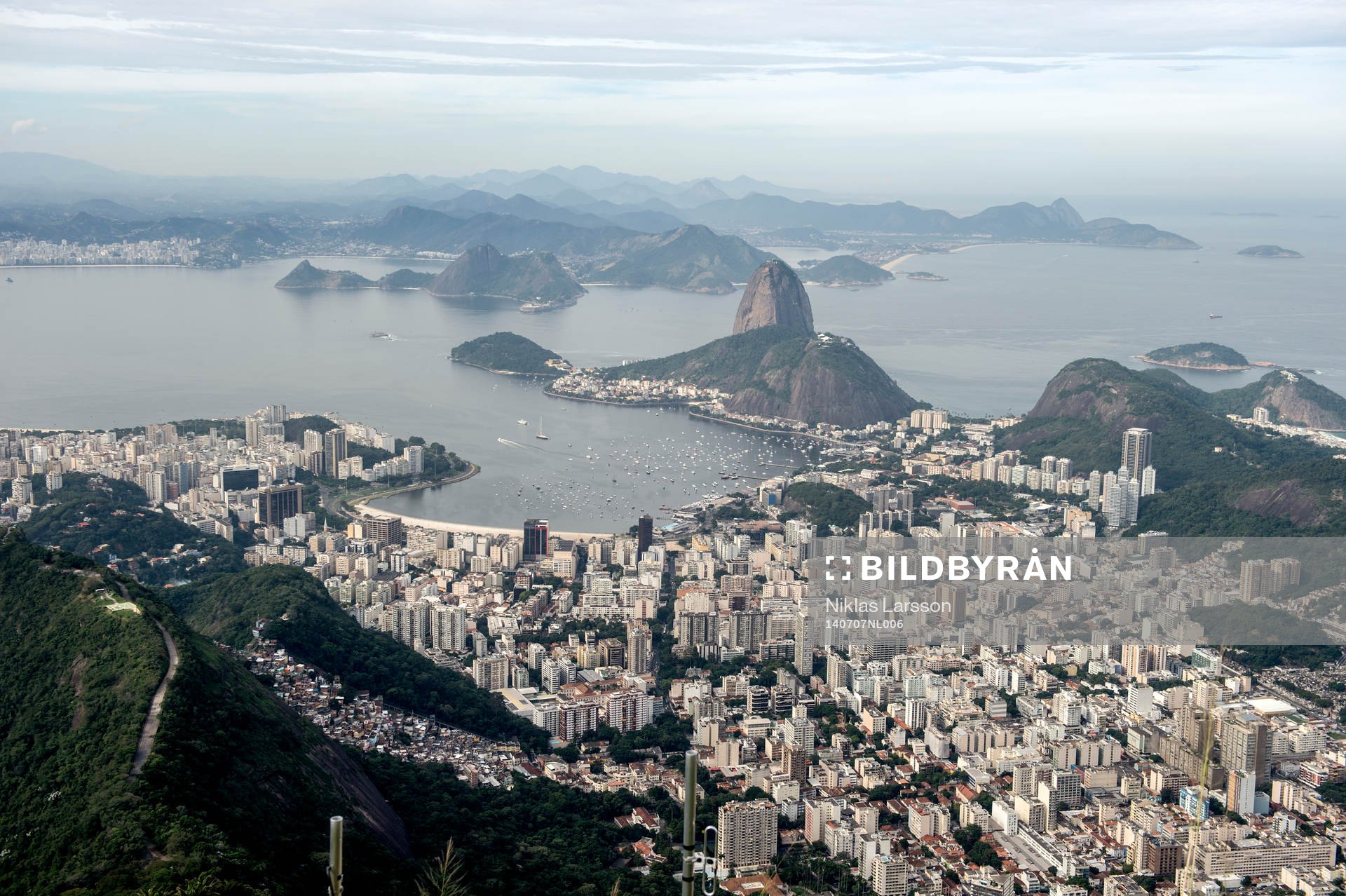 Utsikt över Rio de Janeiro