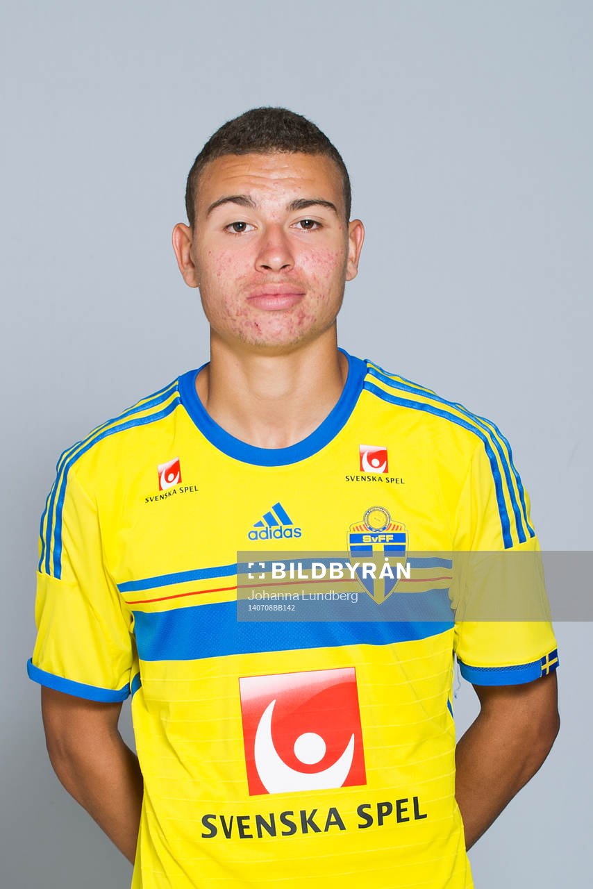 Jordan Larsson, som spelar i P16/97-landslaget