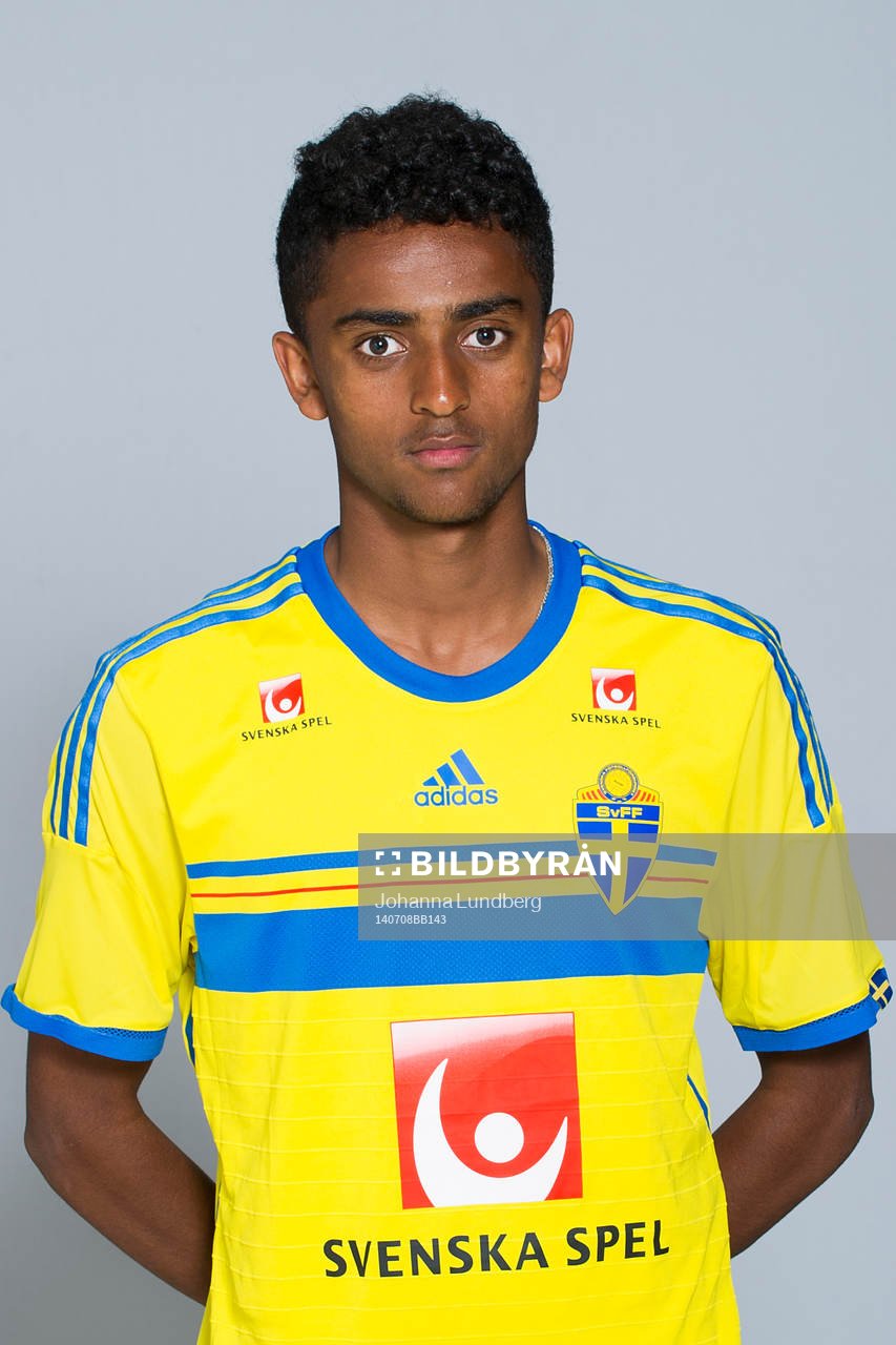 Tesfaldet Tekie, som spelar i P16/97-landslaget
