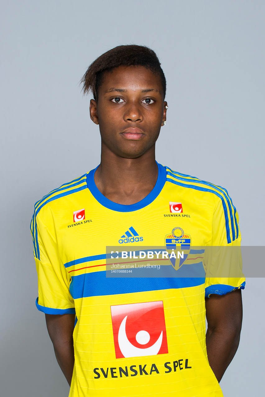 Muba Sana, som spelar i P16/97-landslaget