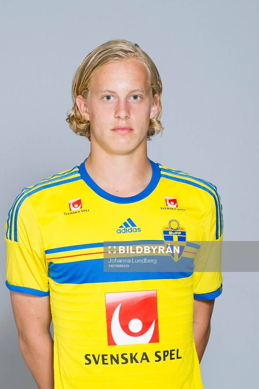Gustav Berggren som spelar i P16/97-landslaget