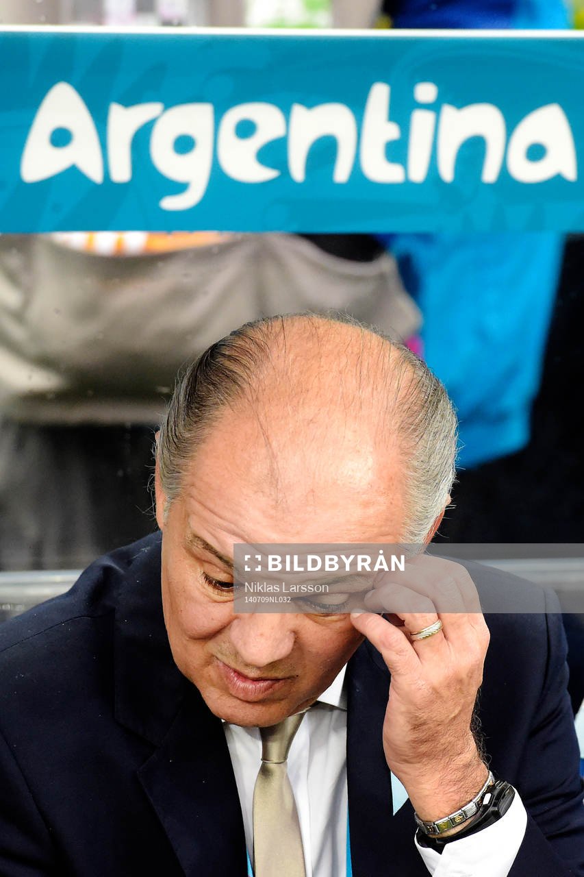 Argentinas förbundskapten Alejandro Sabella