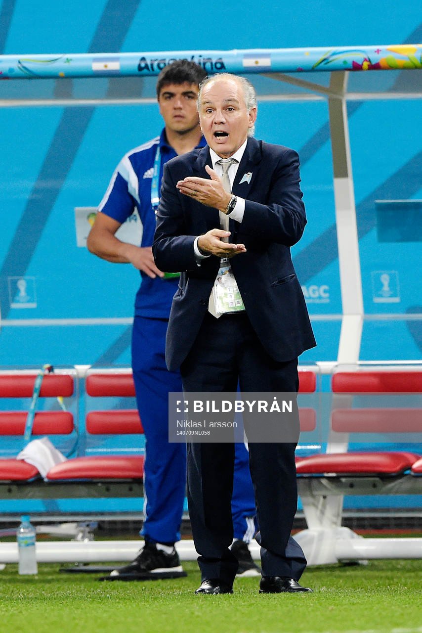 Argentinas förbundskapten Alejandro Sabella