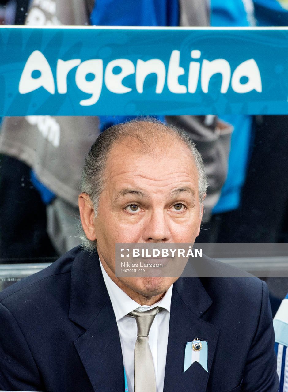 Argentinas förbundskapten Alejandro Sabella
