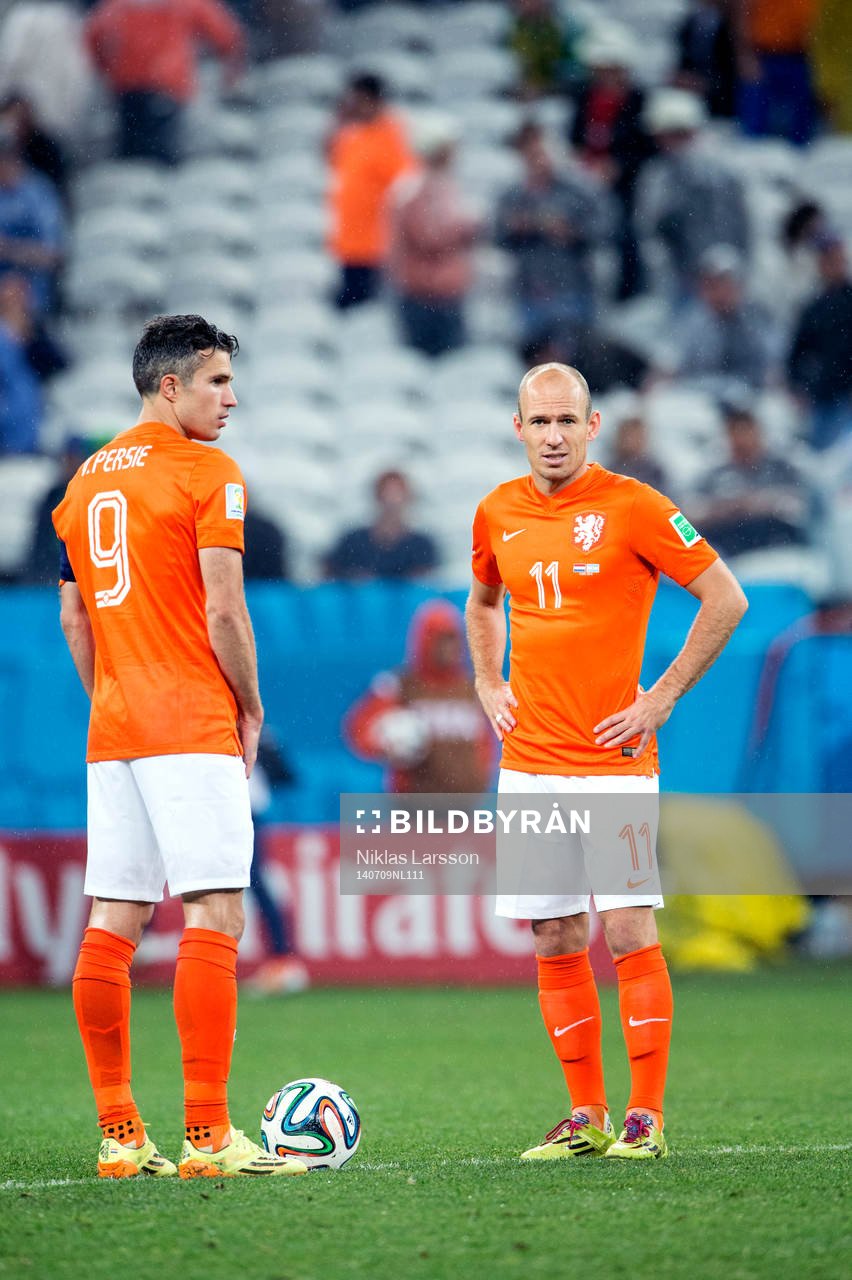 Hollands Robin van Persie och Arjen Robben