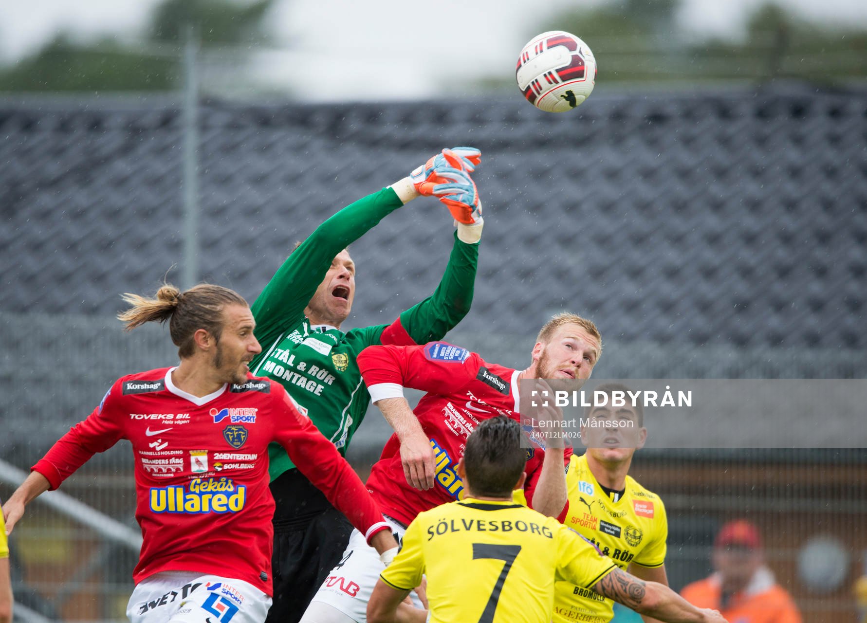 Mjällbys målvakt Mattias Asper i
